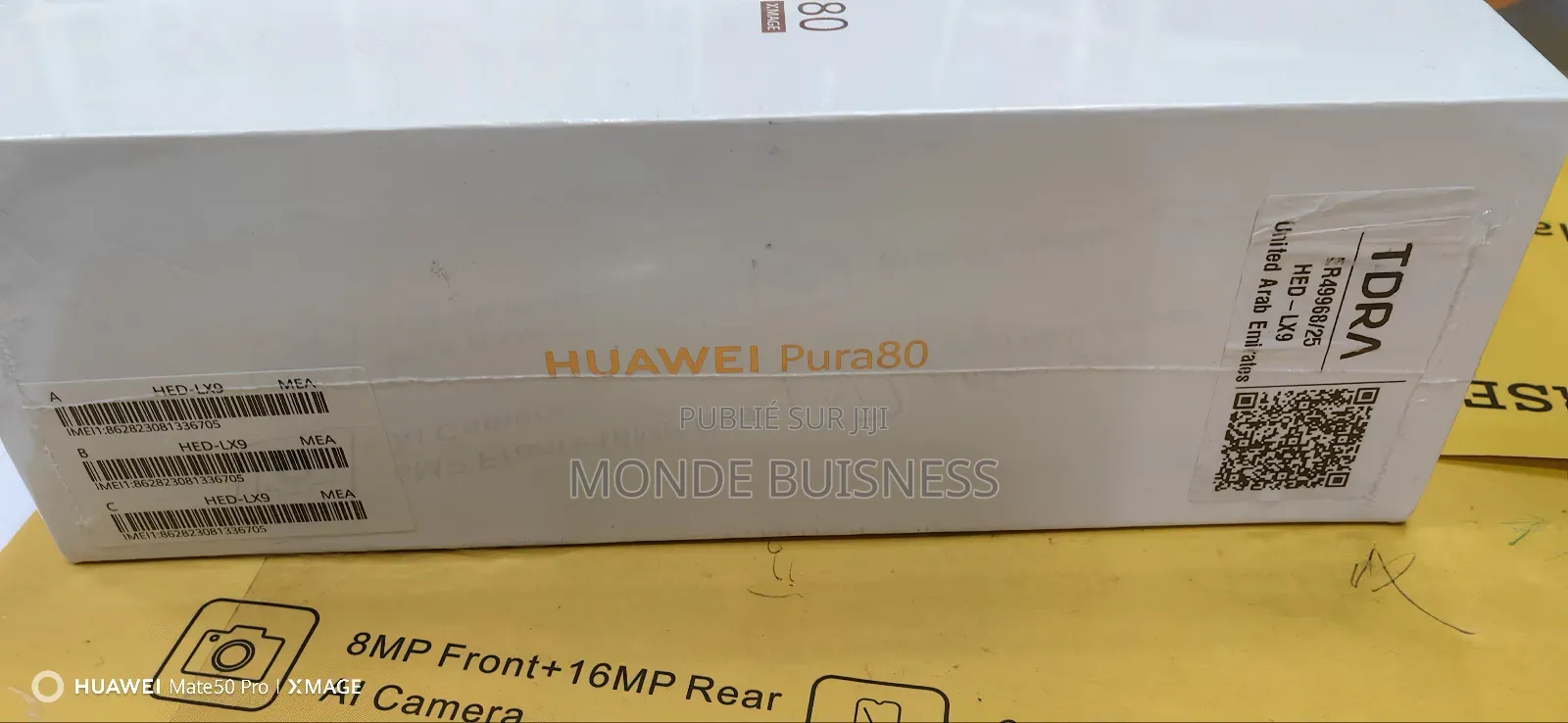 New Huawei Pura 80 Pro 256 GB Blanc