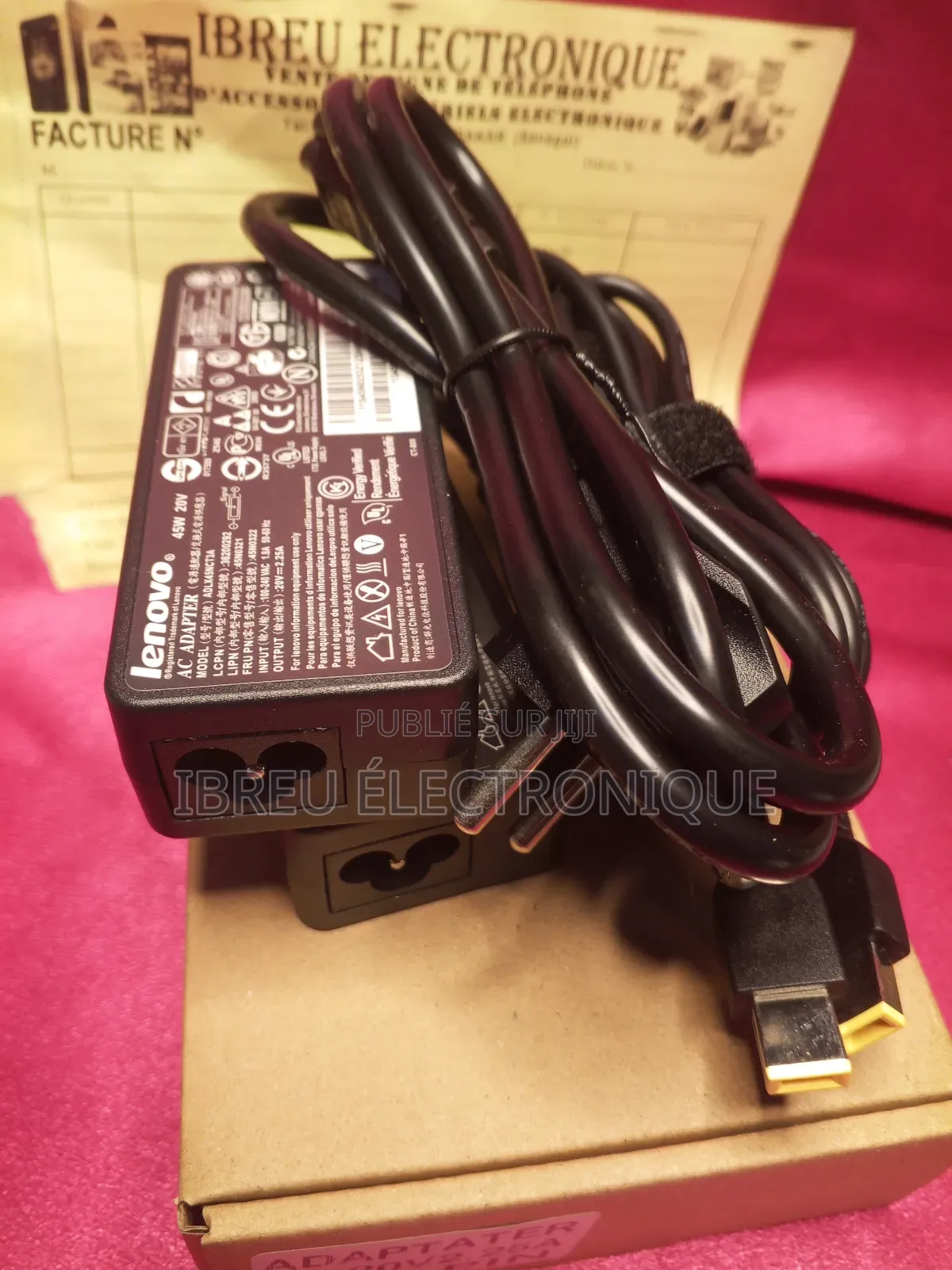 Chargeur Adaptateur Secteur Pour Pc Portable Lenovo