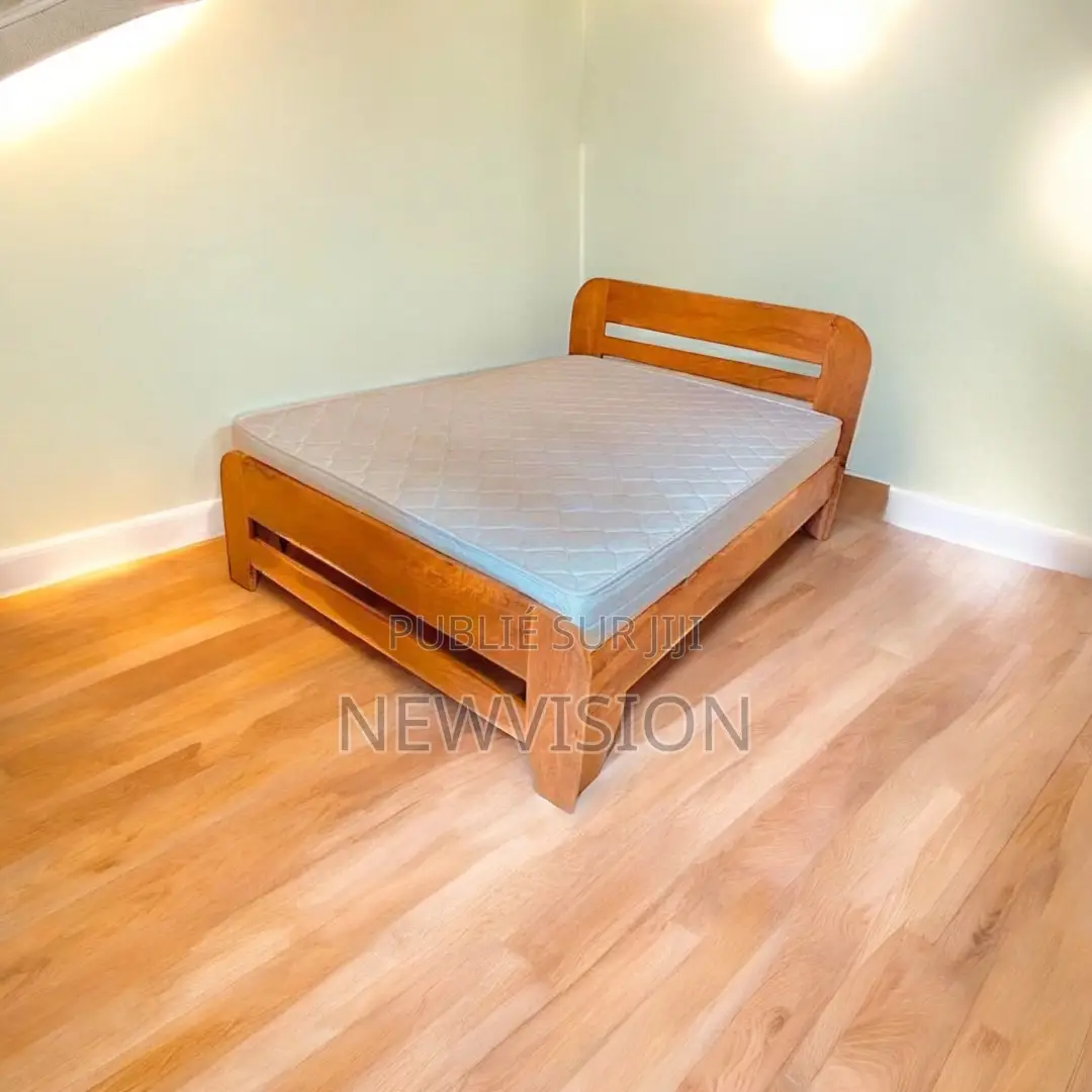 Lit 2 Places en Bois Solide