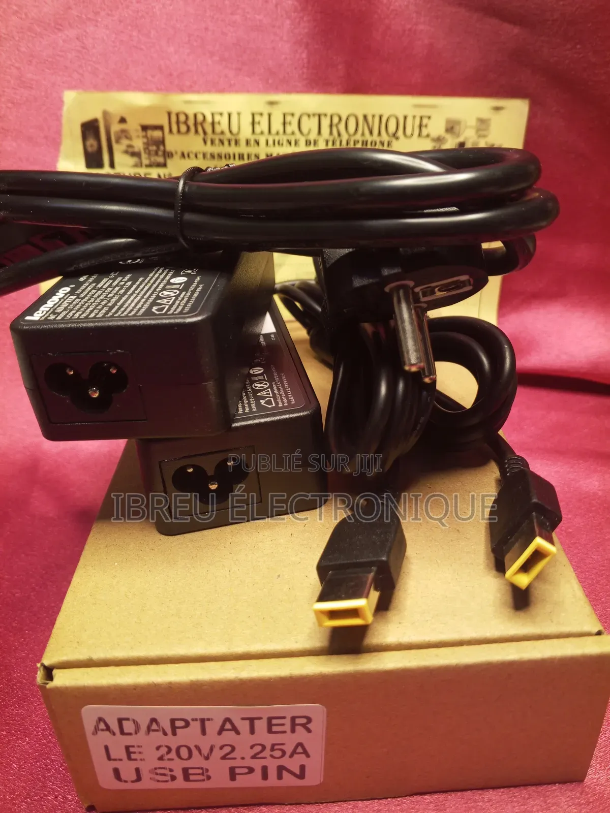 Chargeur Adaptateur Secteur Pour Pc Portable Lenovo