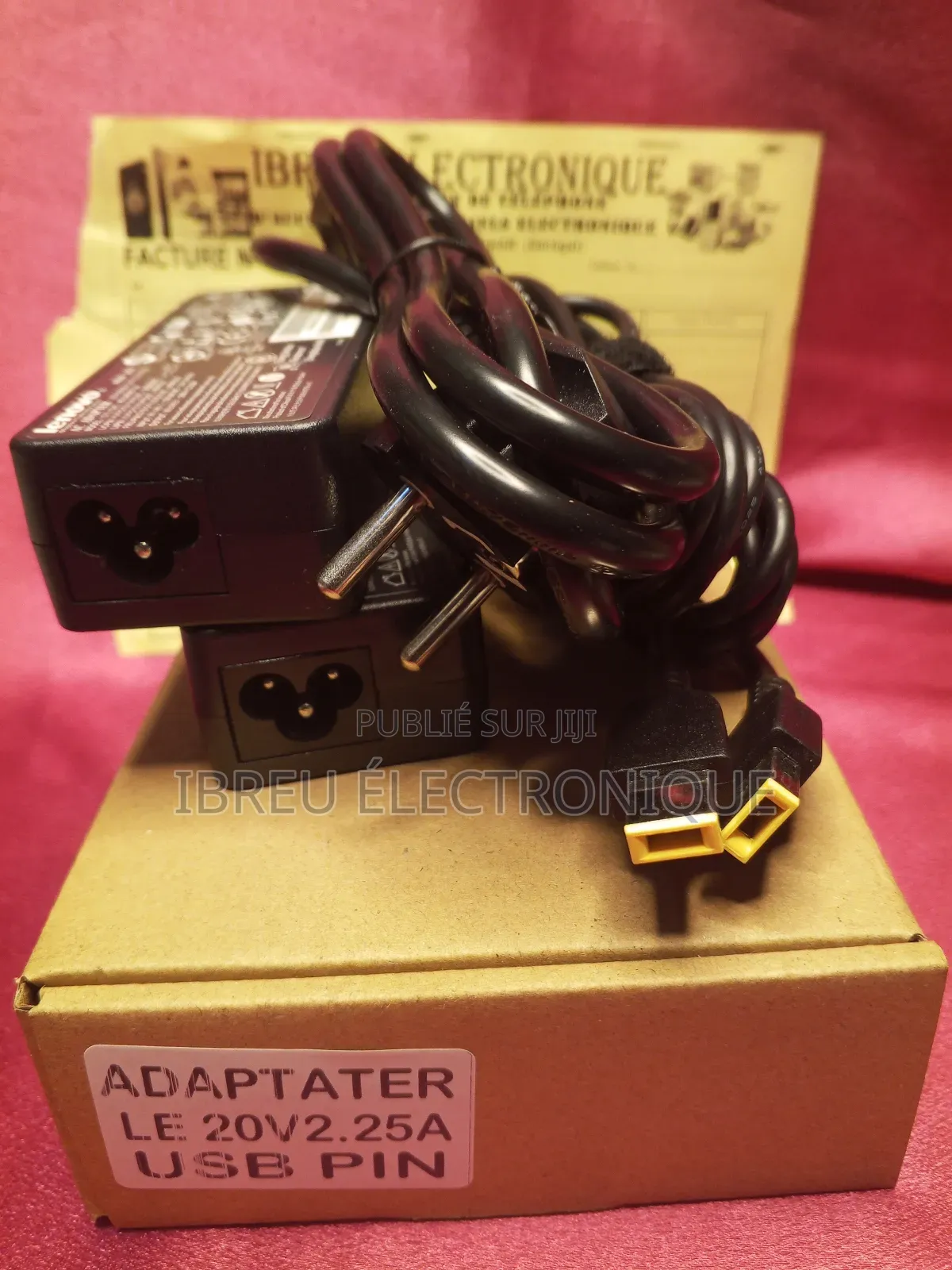 Chargeur Adaptateur Secteur Pour Pc Portable Lenovo