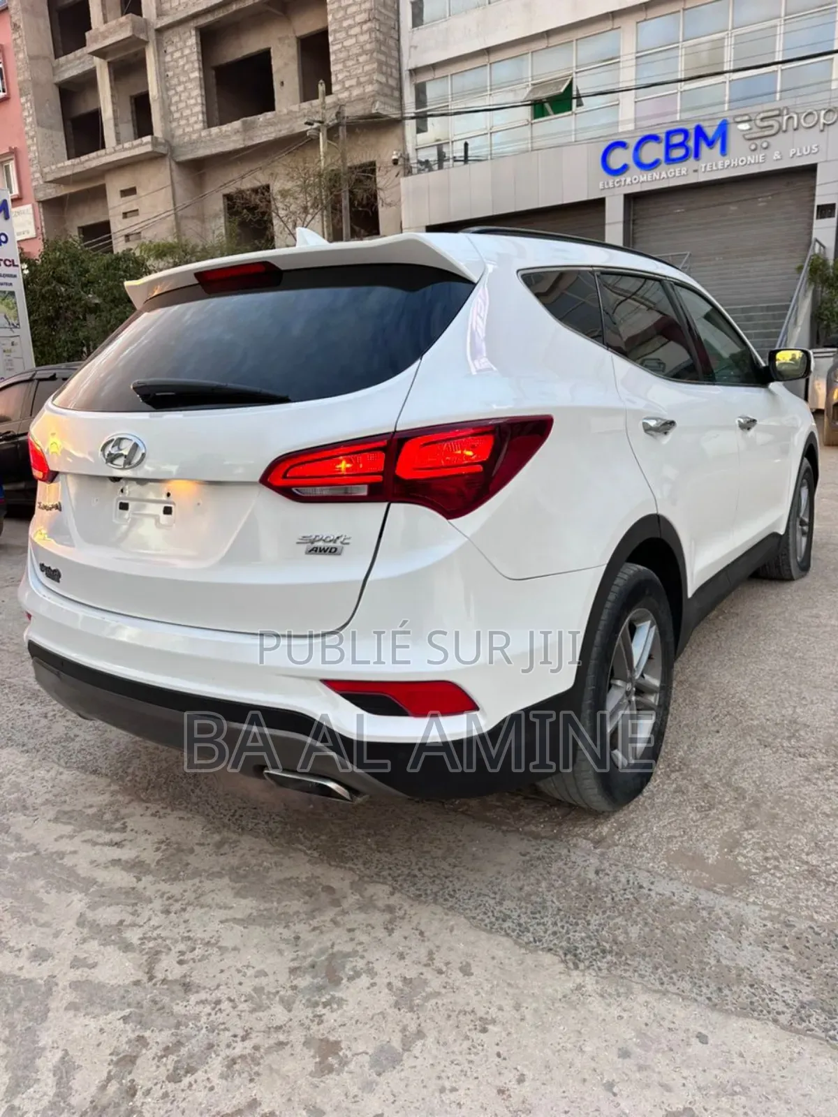 Hyundai Santa Fe SE AWD 2018 Blanc