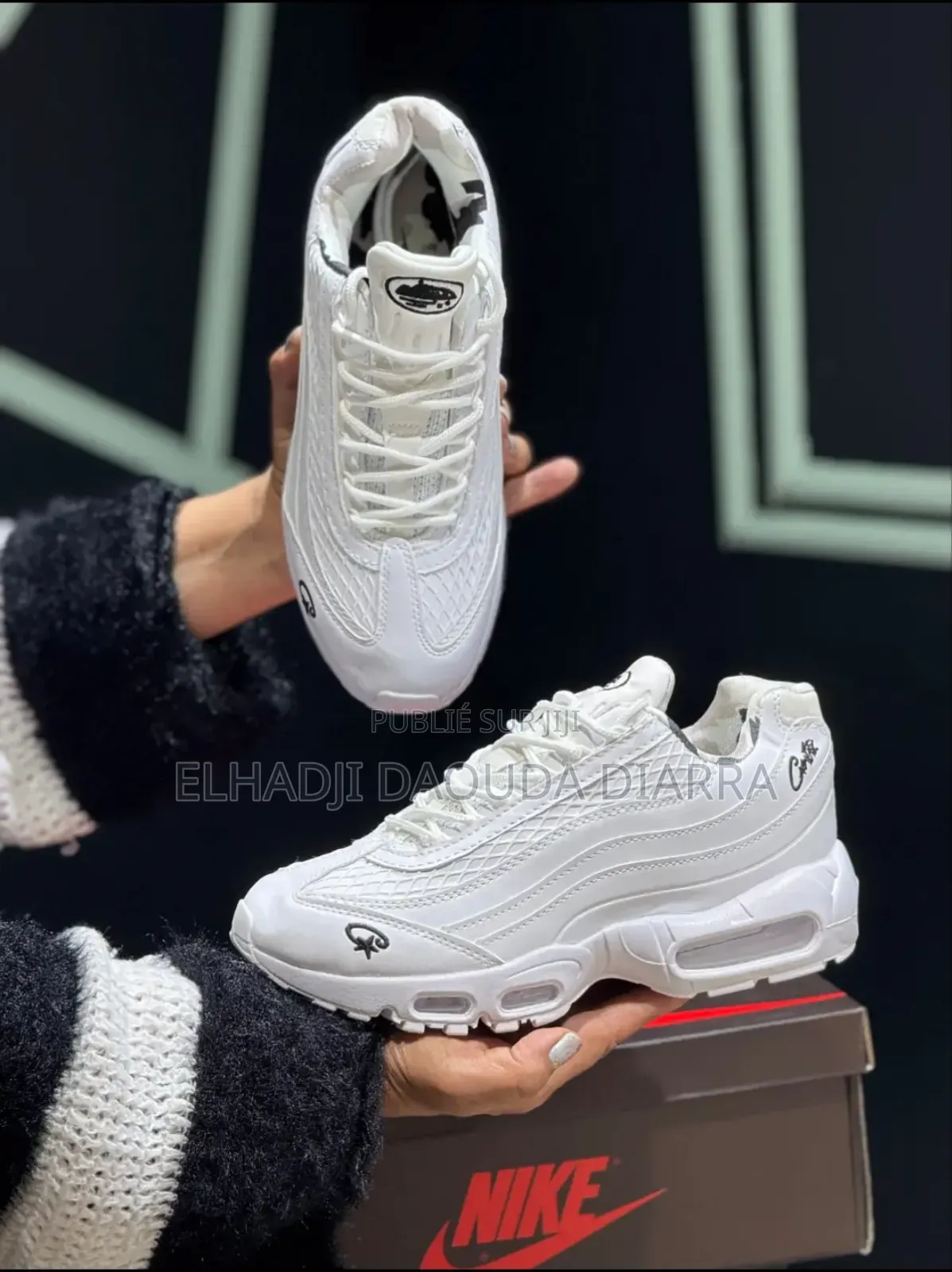 Nike Air Max 95 Sp Corteiz En Blanc.