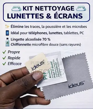 Kit Nettoyage Lunettes Écrans