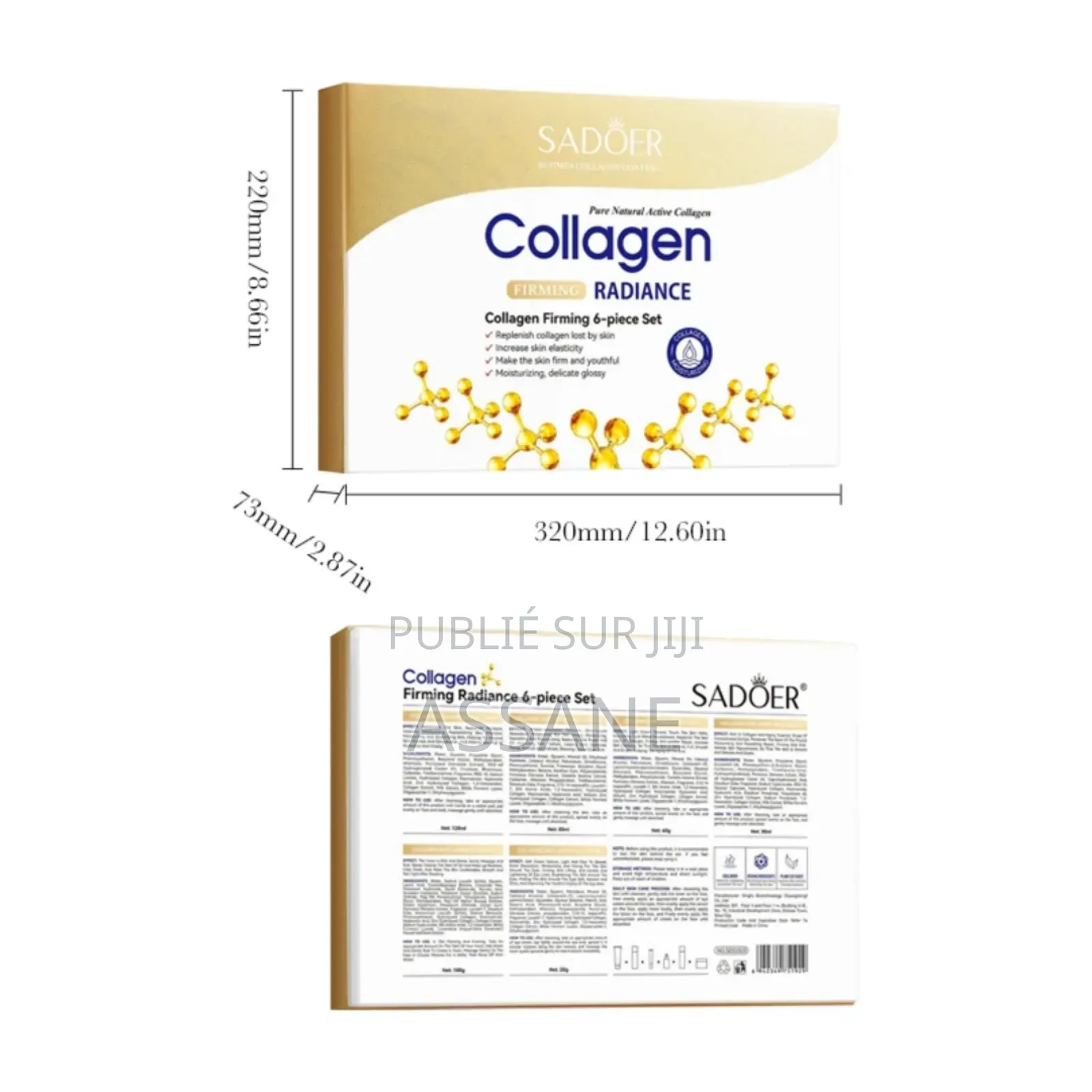 Coffret Sadoer Collagen Radiance – Rituel Anti-Âge Complet (6 Pièces)