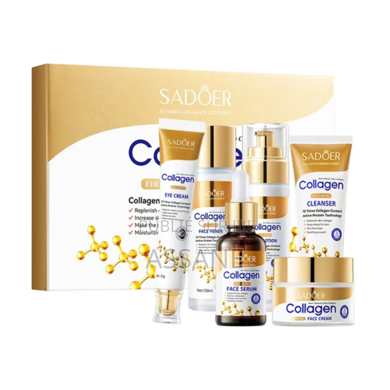 Coffret Sadoer Collagen Radiance – Rituel Anti-Âge Complet (6 Pièces)