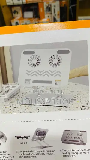 Support Ordinateur Avec Ventilateur Intégré