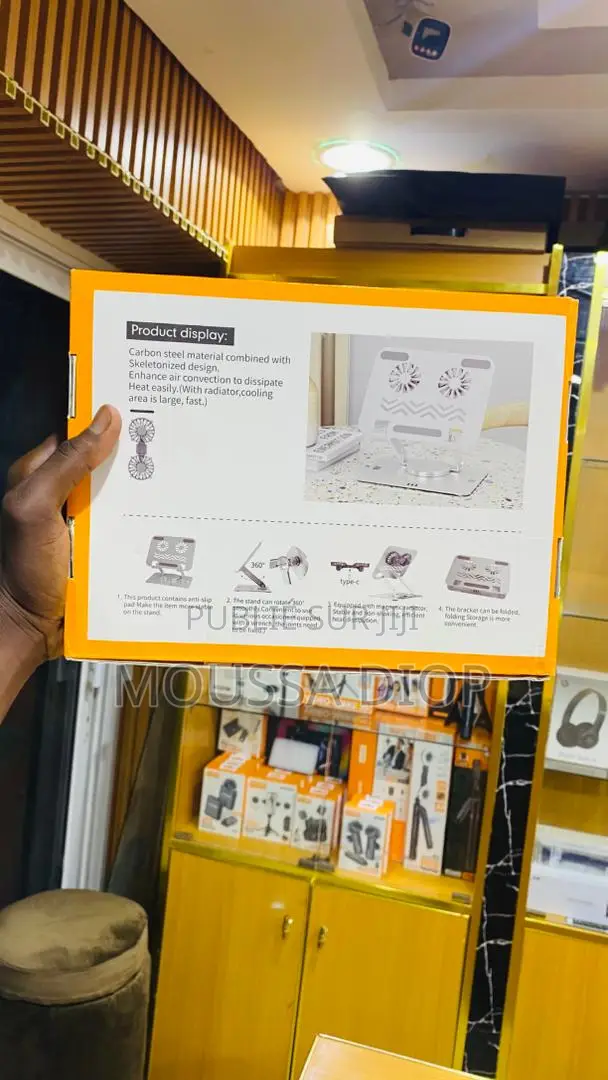 Support Ordinateur Avec Ventilateur Intégré