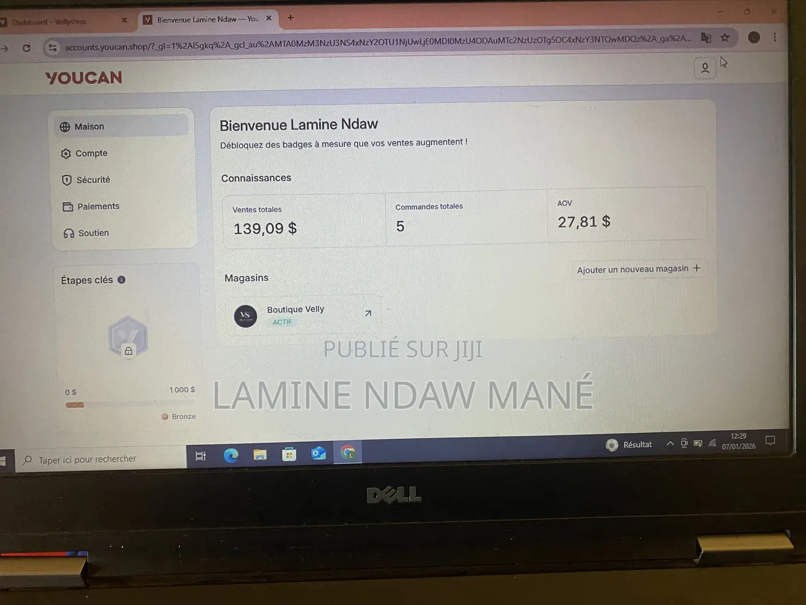 New Dell Latitude 7400 8GB Intel Core Ultra 5 SSD 250GB