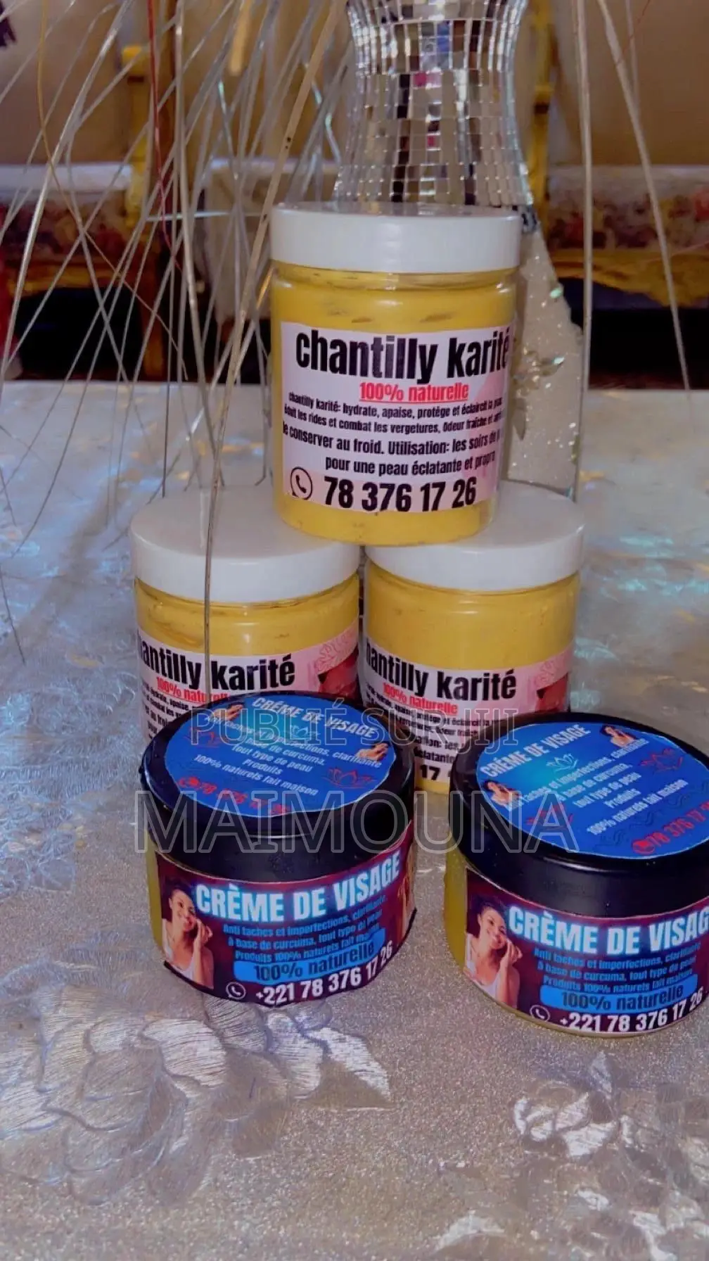 Chantilly Karité Naturel/ Crème De Visage