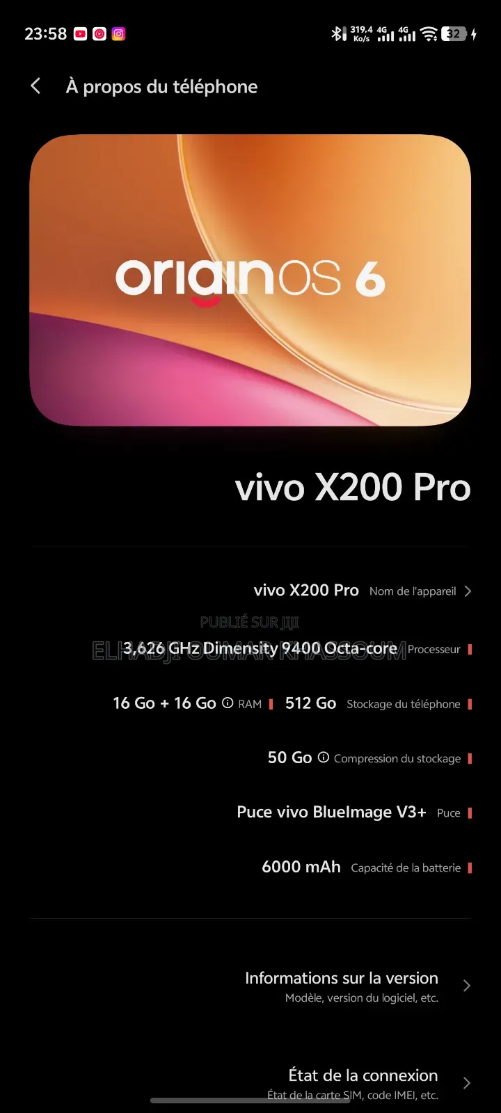 Vivo X200 Pro 512 GB Black