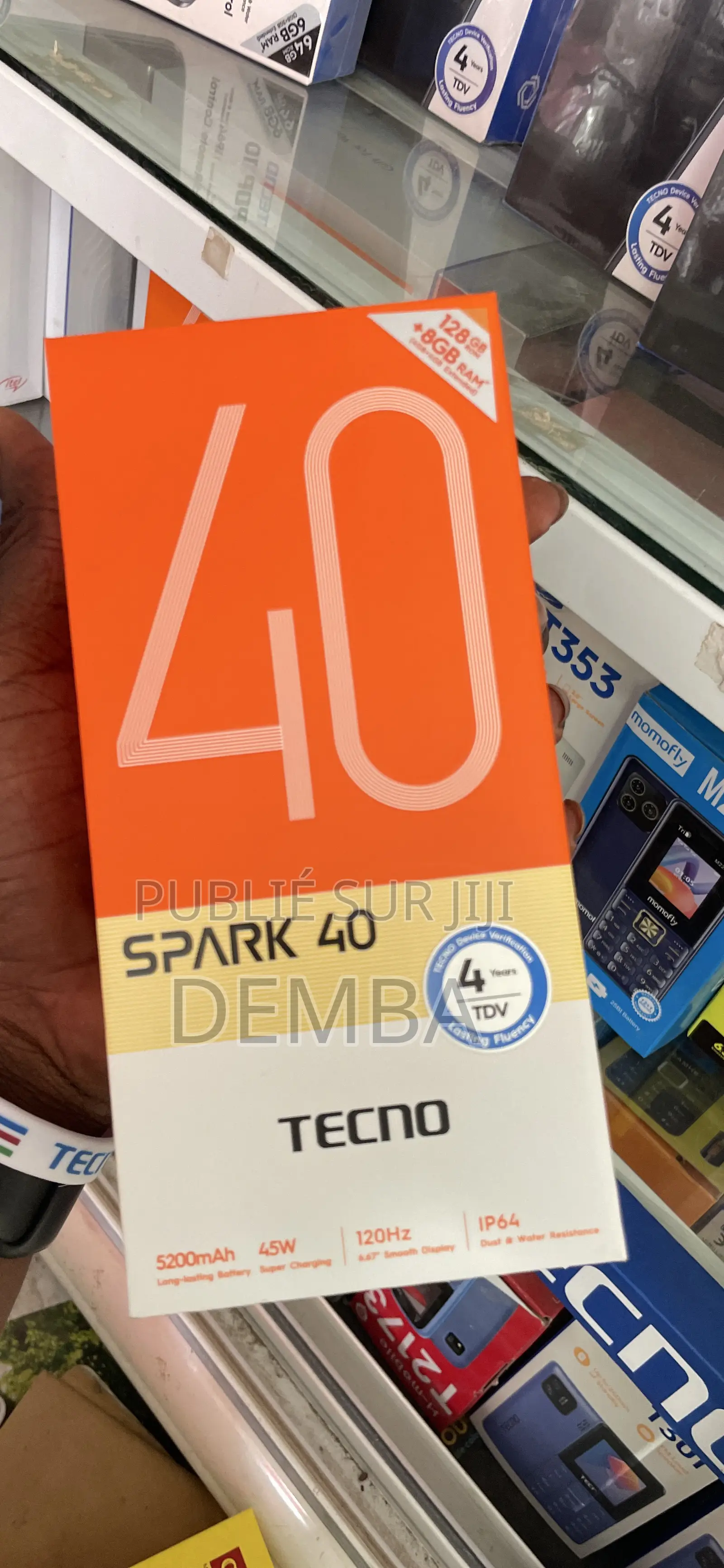New Tecno Spark 40 128 GB Black