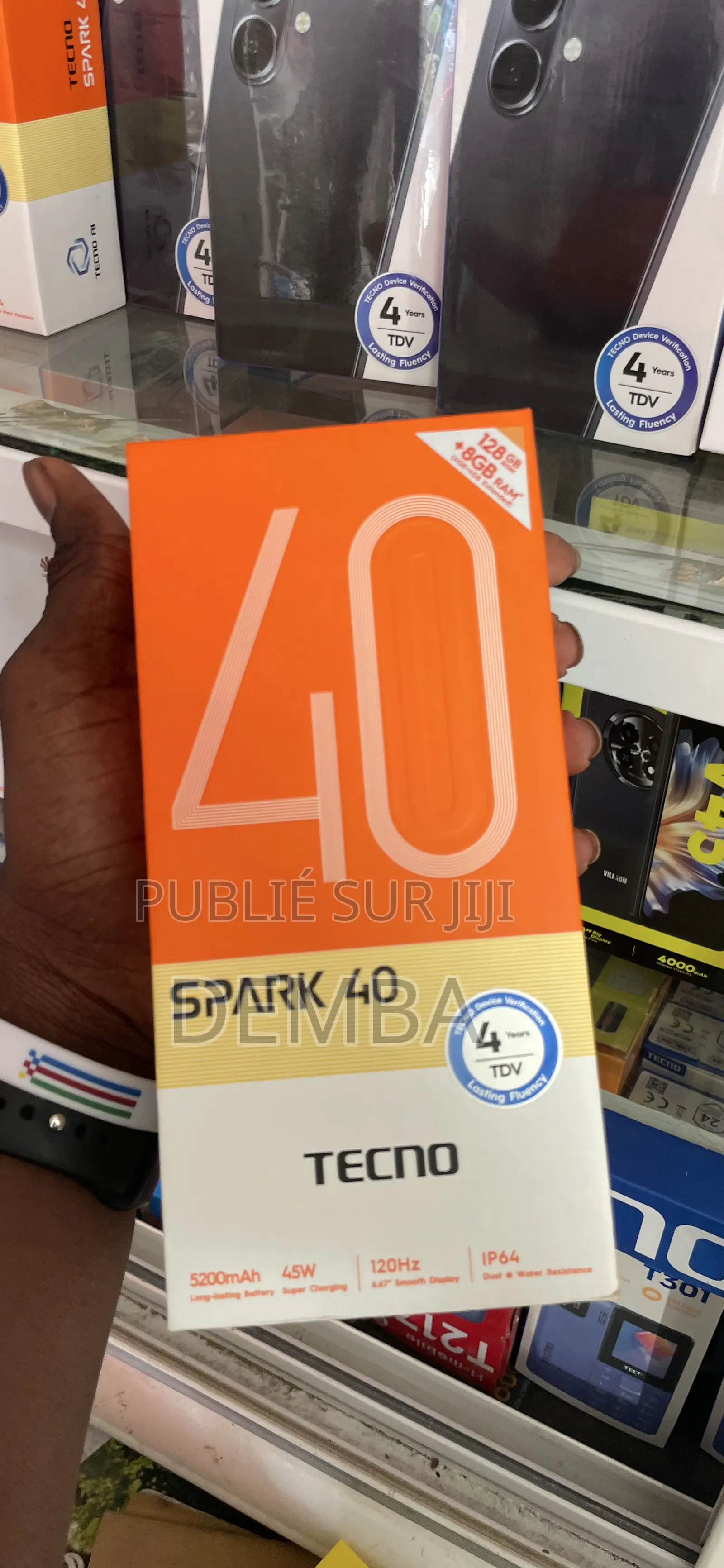 New Tecno Spark 40 128 GB Black