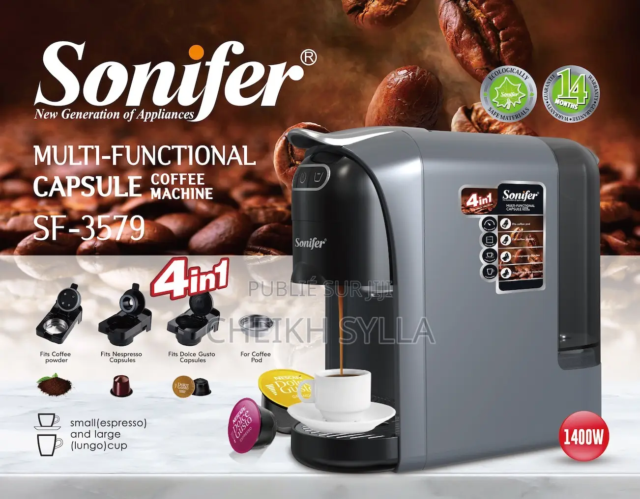 Machine À Café 4 in 1