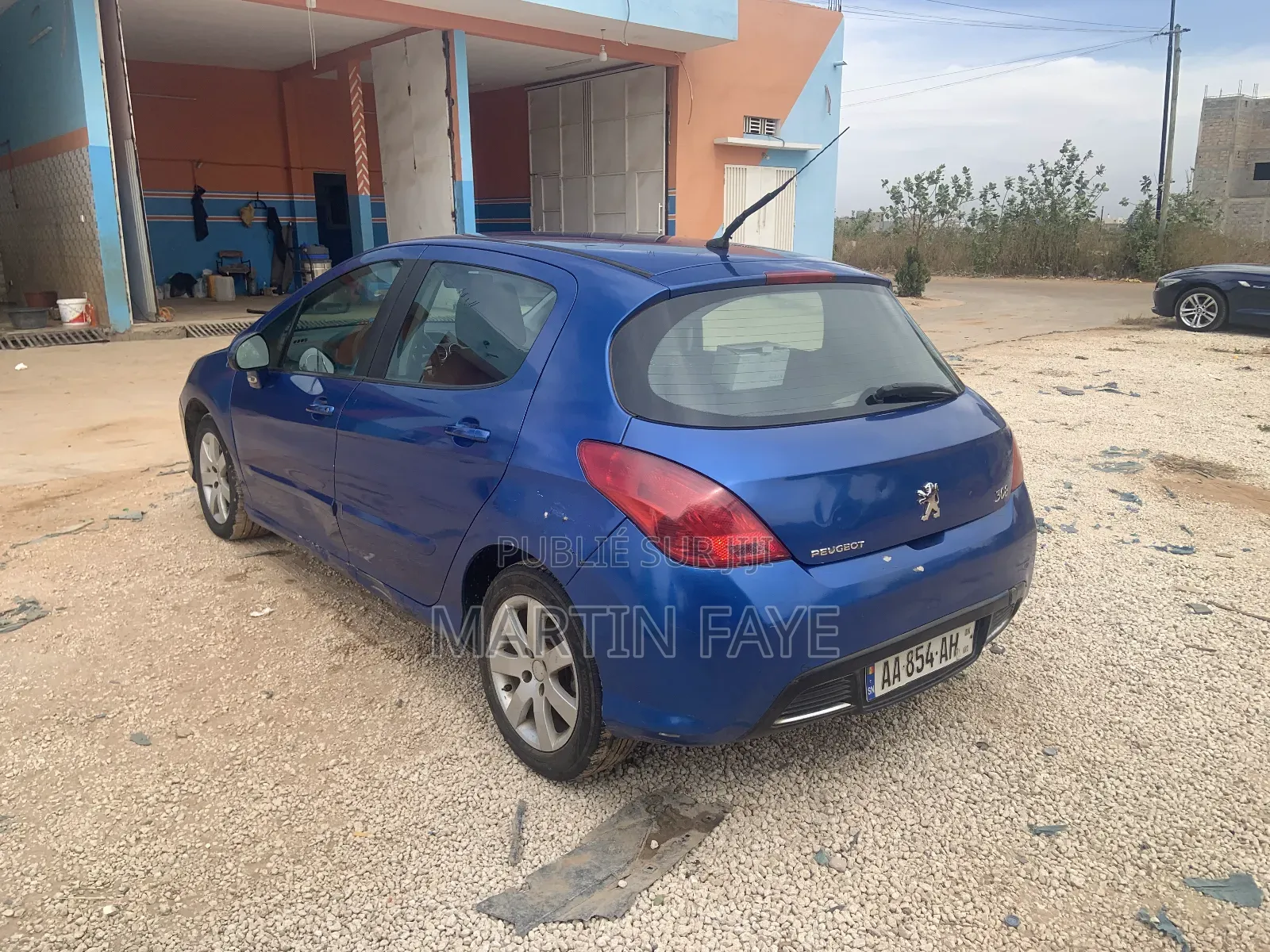 Peugeot 308 2012 Blue