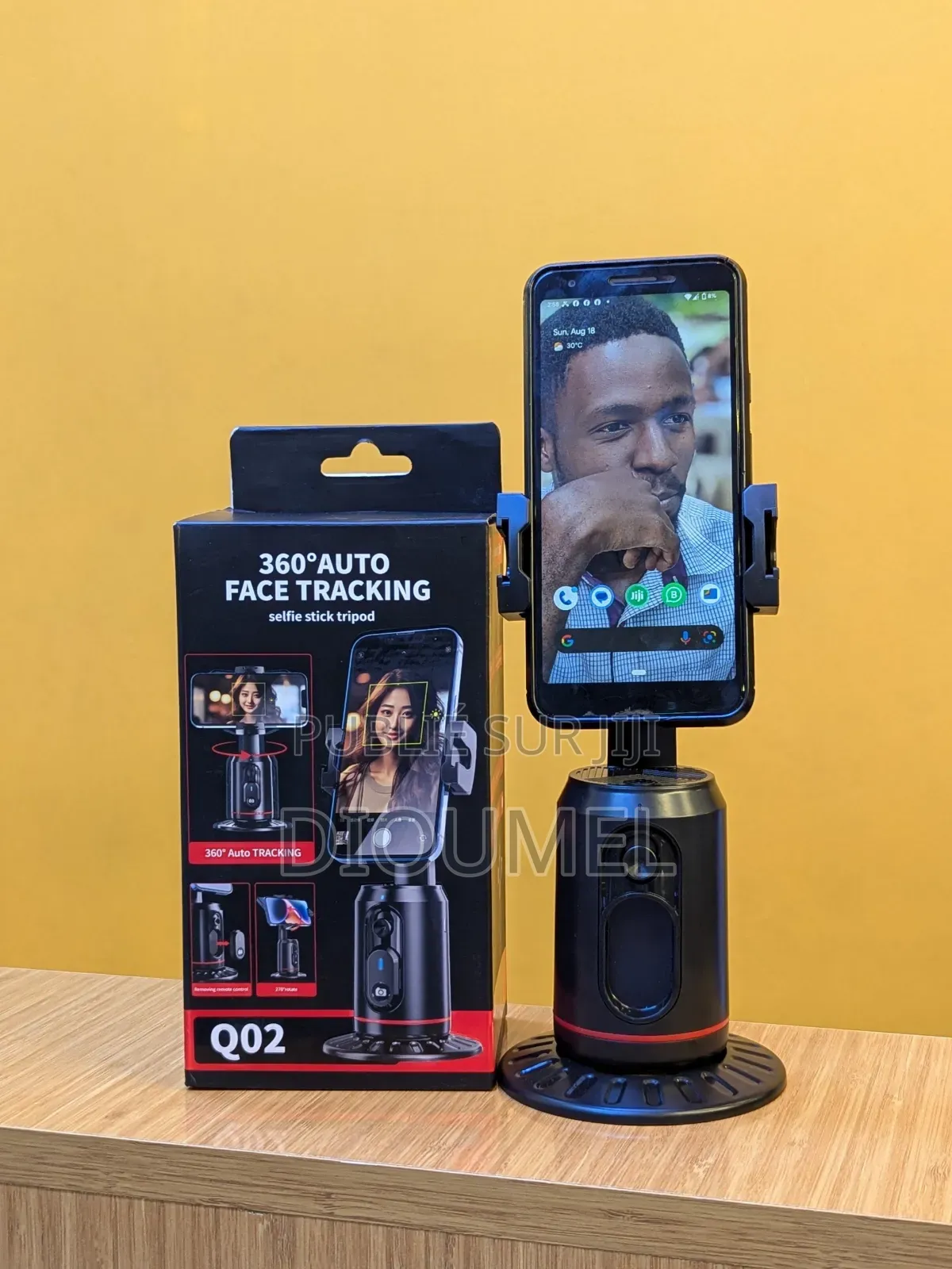 Support Téléphone Rotatif