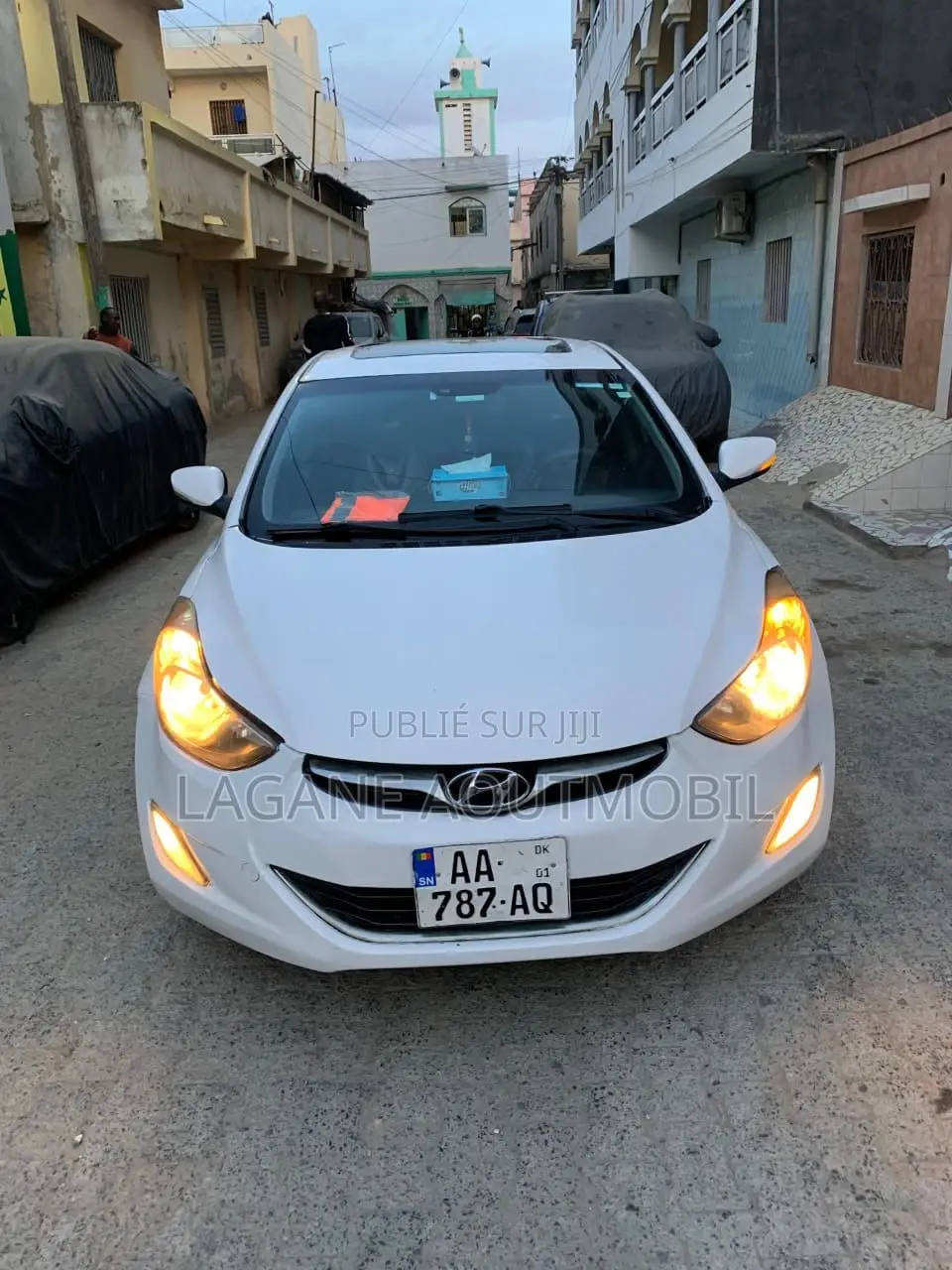 Hyundai Elantra Limited Sedan FWD (1.8L 4cyl 6A) 2013 Blanc