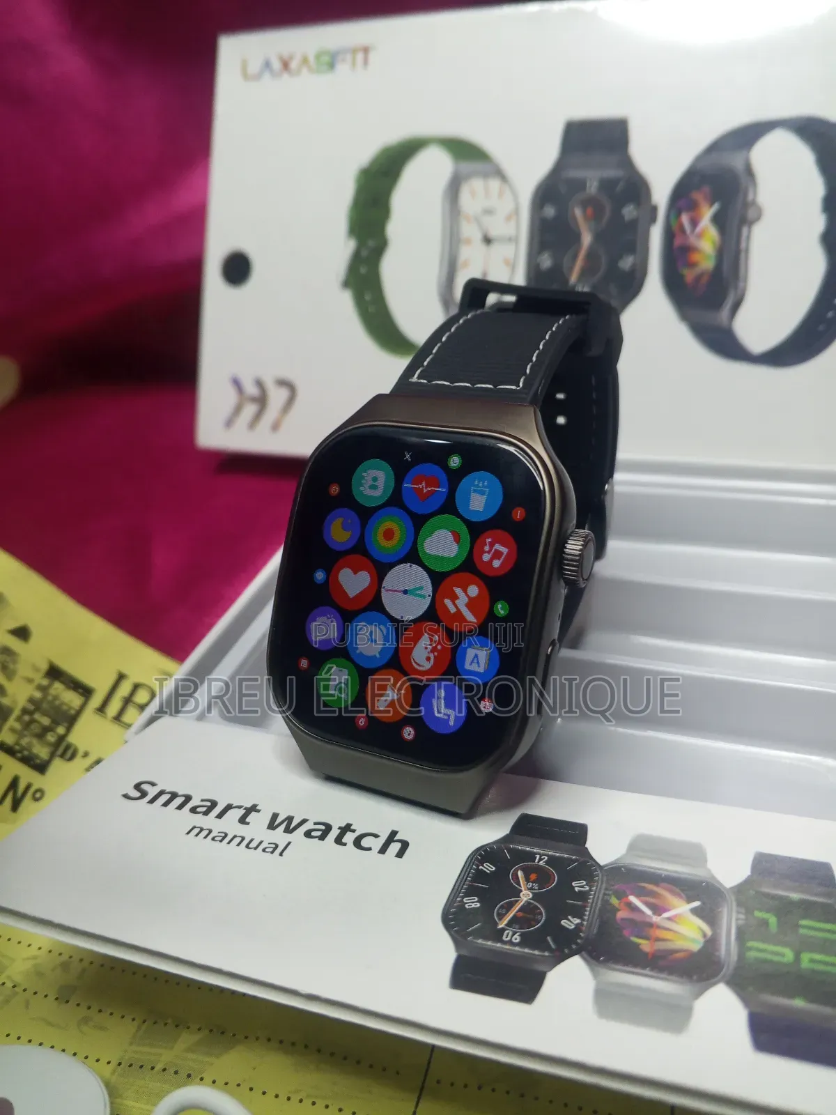 Smartwatch Laxasfit H7 – Élégance, Santé Connectivité Au Poignet !