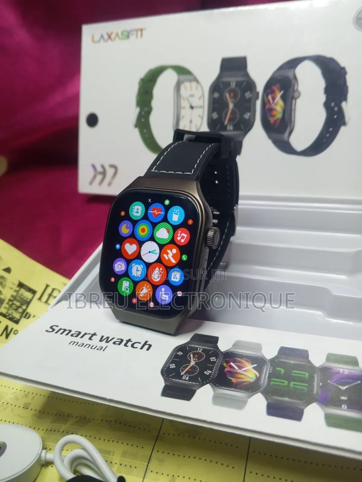 Smartwatch Laxasfit H7 – Élégance, Santé Connectivité Au Poignet !