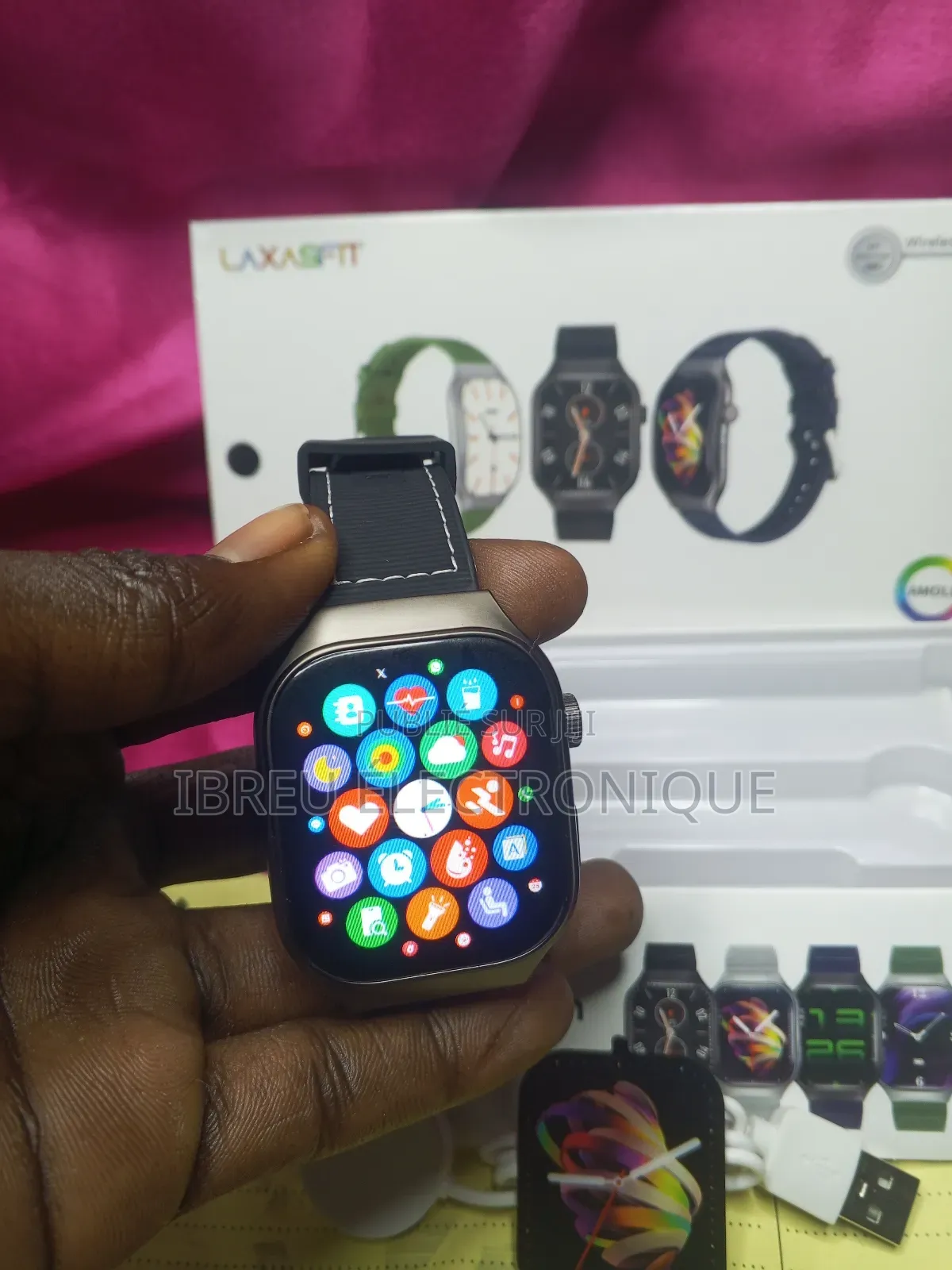 Smartwatch Laxasfit H7 – Élégance, Santé Connectivité Au Poignet !