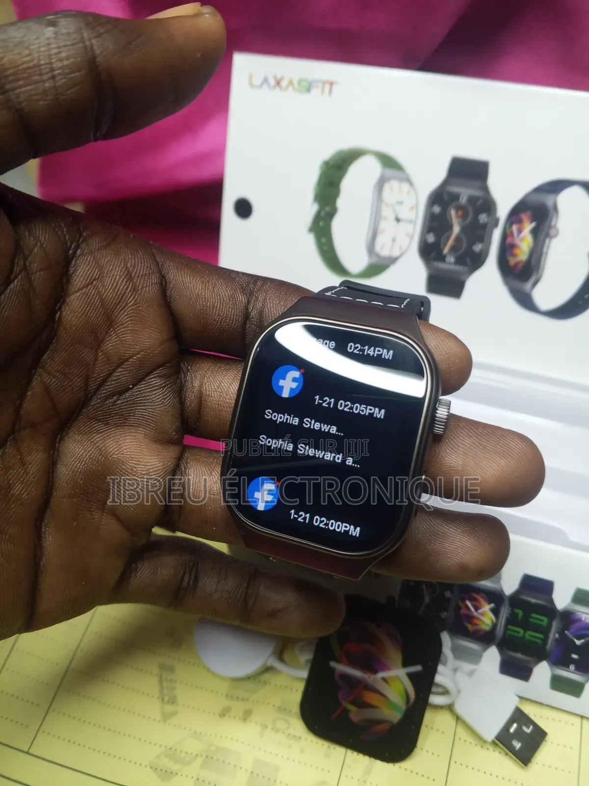 Smartwatch Laxasfit H7 – Élégance, Santé Connectivité Au Poignet !