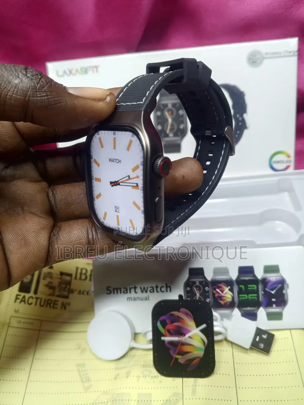 Smartwatch Laxasfit H7 – Élégance, Santé Connectivité Au Poignet !