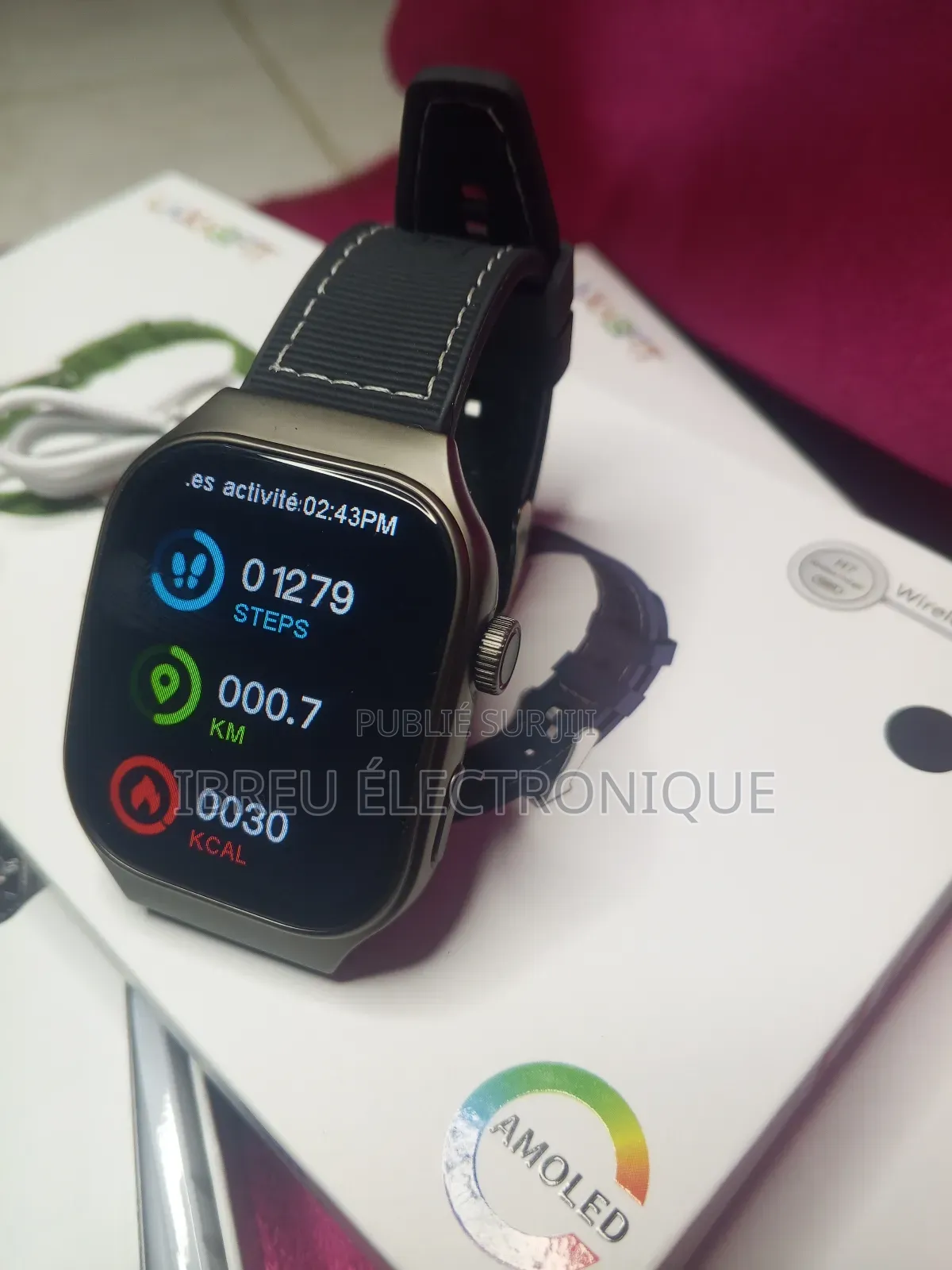 Smartwatch Laxasfit H7 – Élégance, Santé Connectivité Au Poignet !