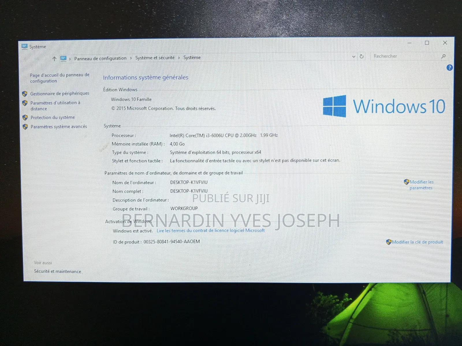 Ordinateur De Bureau Lenovo 8GB Intel Core I5 HDD 1T