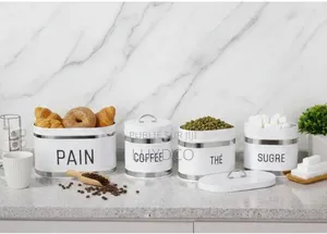 Ensenble Boite À Pain En Fer De Qualité