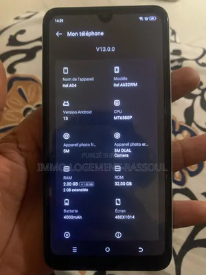 Itel A04 32 GB Gris