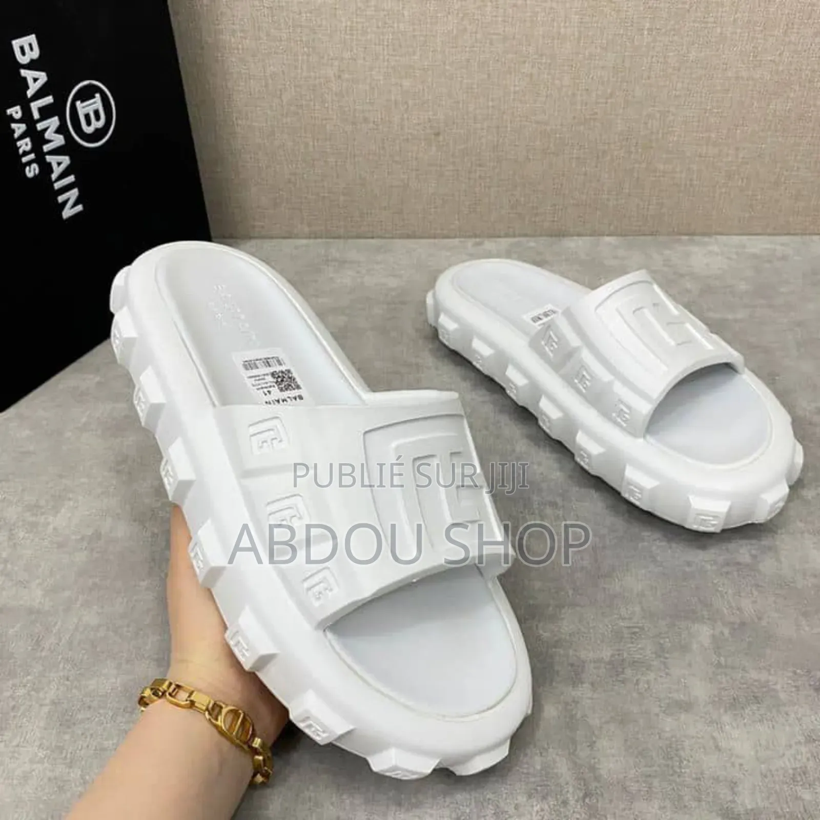 Balmain Paris Blanc Original Disponible