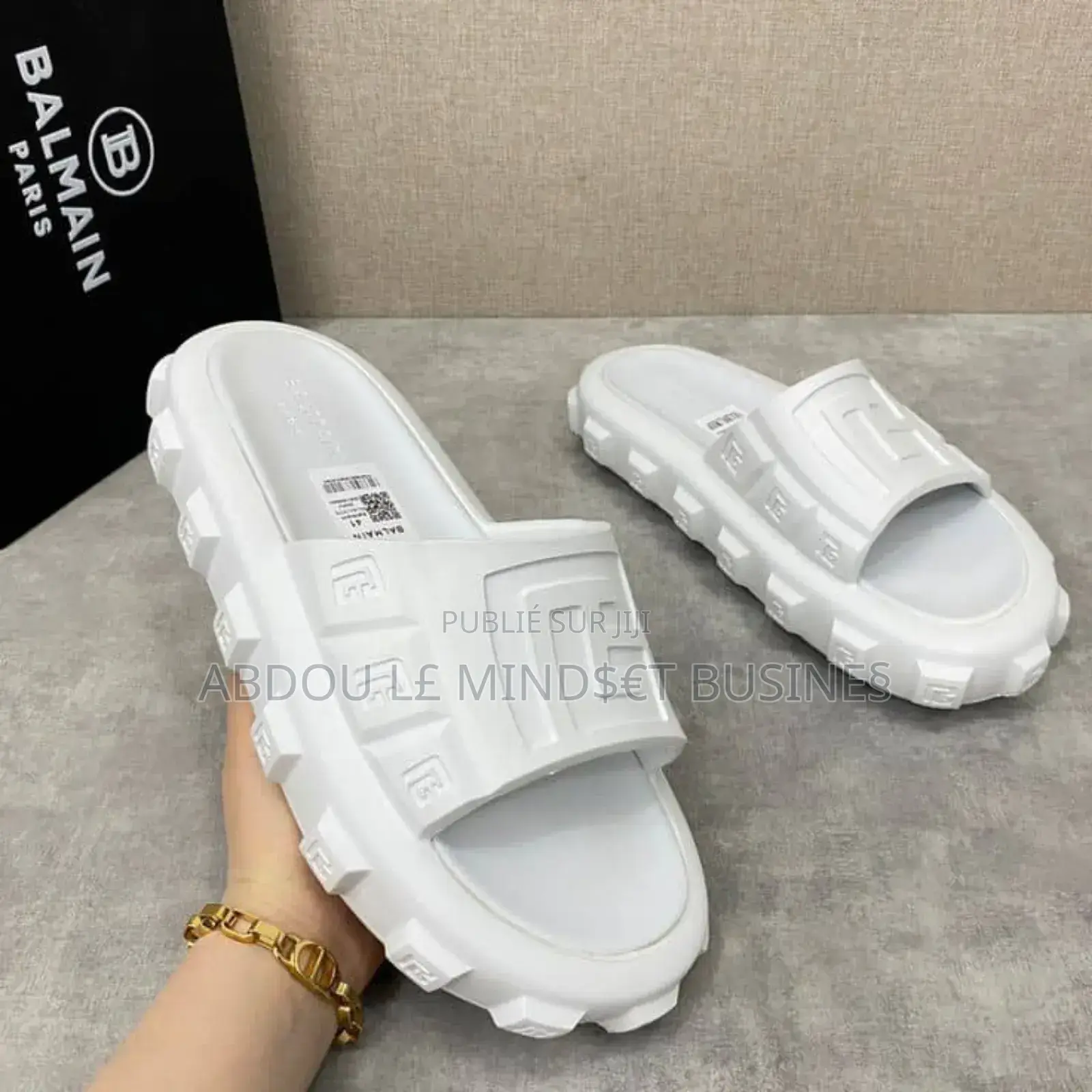 Balmain Paris Blanc Original Disponible