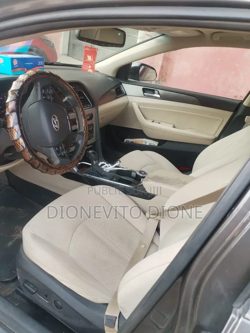 Hyundai Sonata Hybrid 2015 Marron