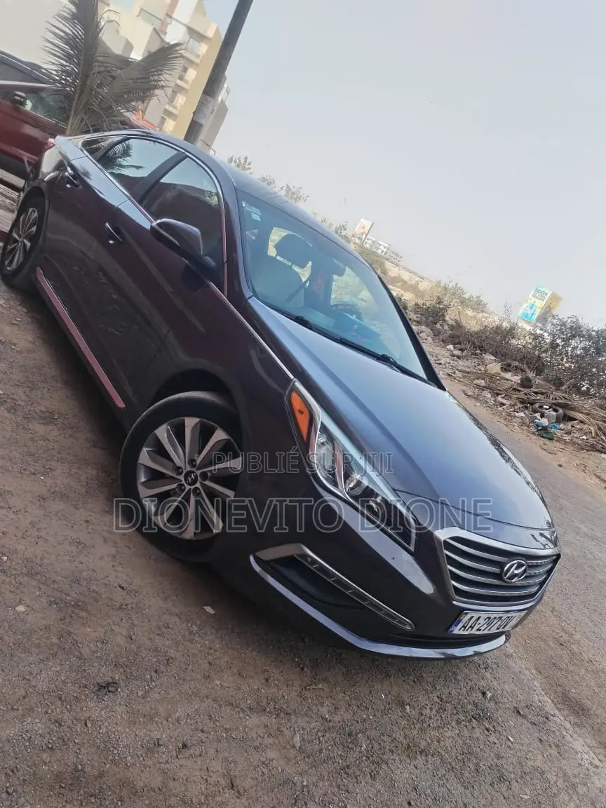 Hyundai Sonata Hybrid 2015 Marron