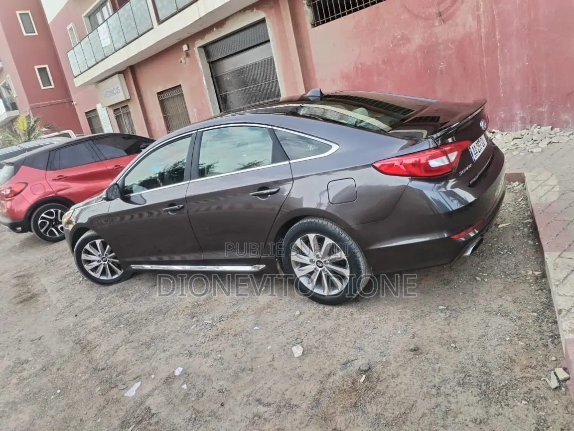 Hyundai Sonata Hybrid 2015 Marron