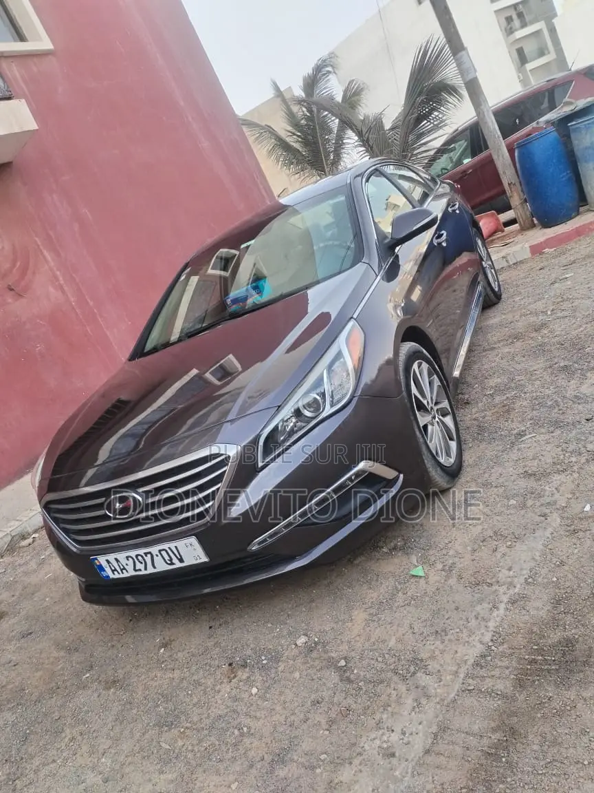 Hyundai Sonata Hybrid 2015 Marron