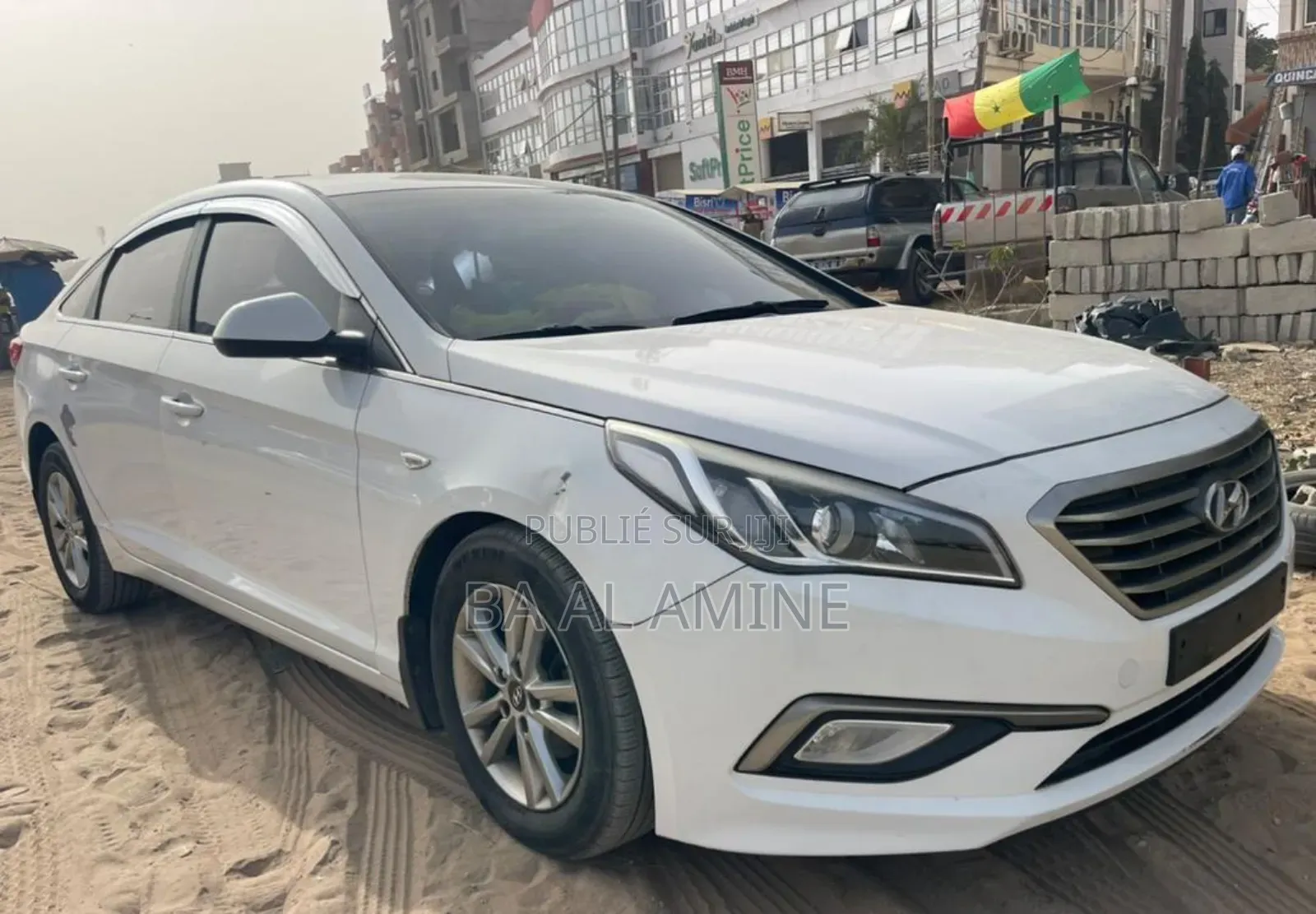Hyundai Sonata Limited 2.0T Seban (2.0L 4cyl 6A) 2017 Blanc