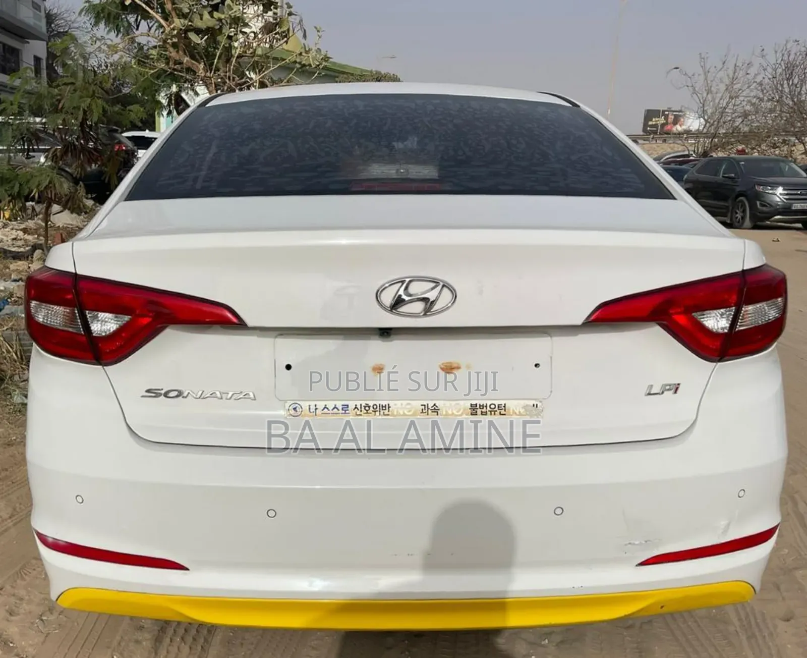 Hyundai Sonata Limited 2.0T Seban (2.0L 4cyl 6A) 2017 Blanc