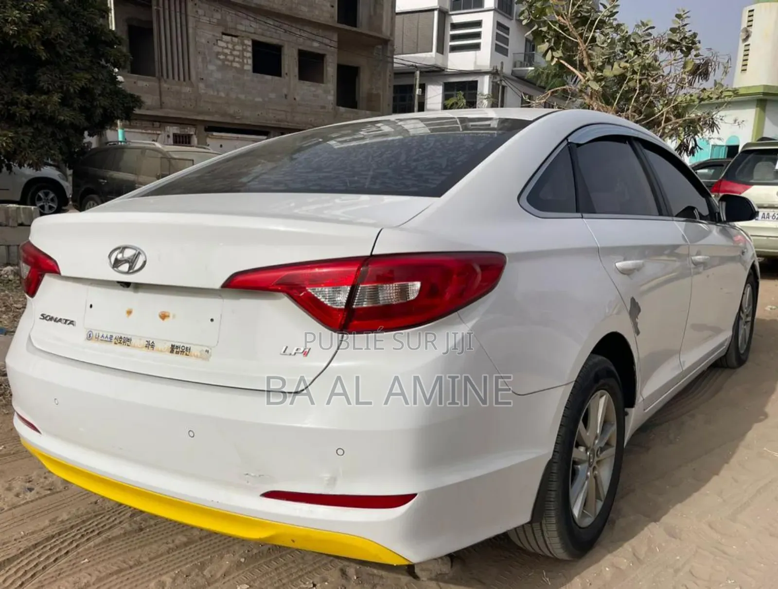 Hyundai Sonata Limited 2.0T Seban (2.0L 4cyl 6A) 2017 Blanc