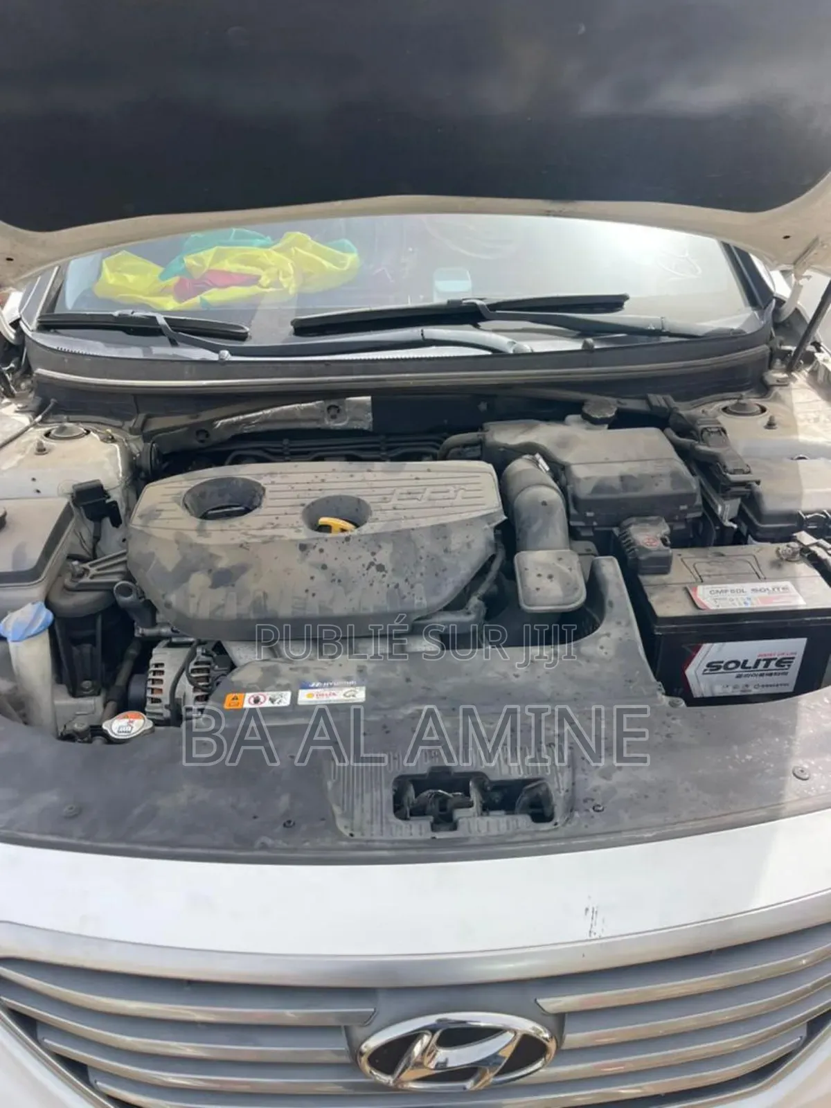 Hyundai Sonata Limited 2.0T Seban (2.0L 4cyl 6A) 2017 Blanc