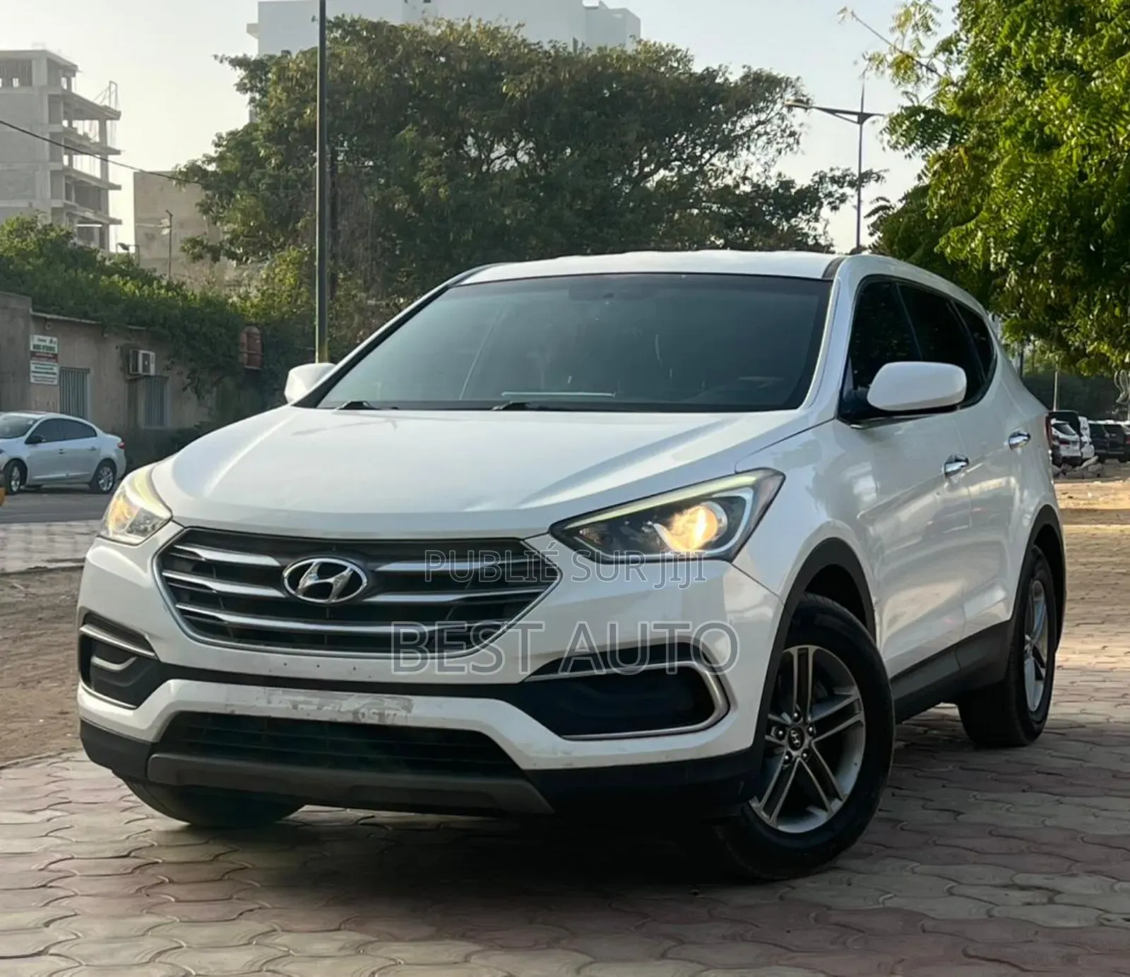 Hyundai Santa Fe 2018 Blanc