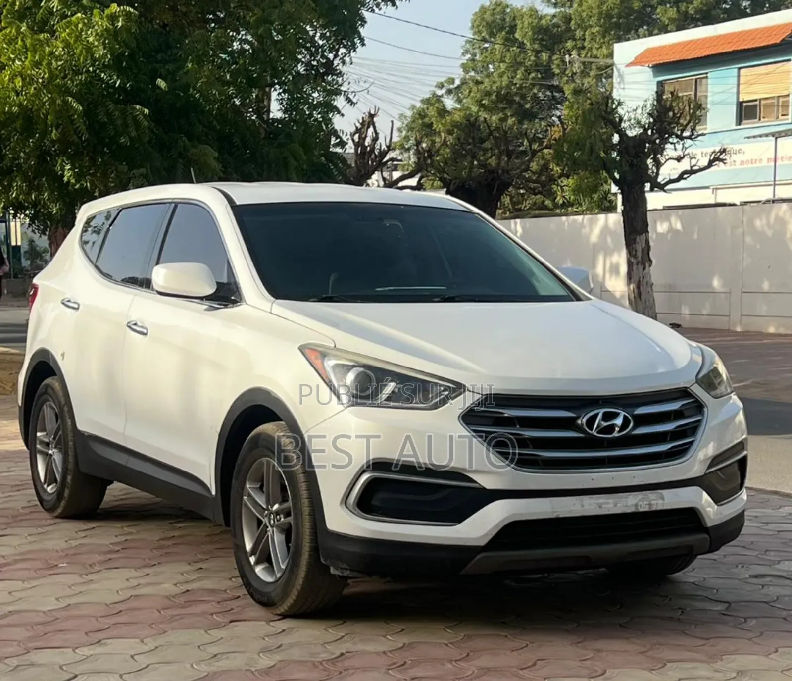 Hyundai Santa Fe 2018 Blanc