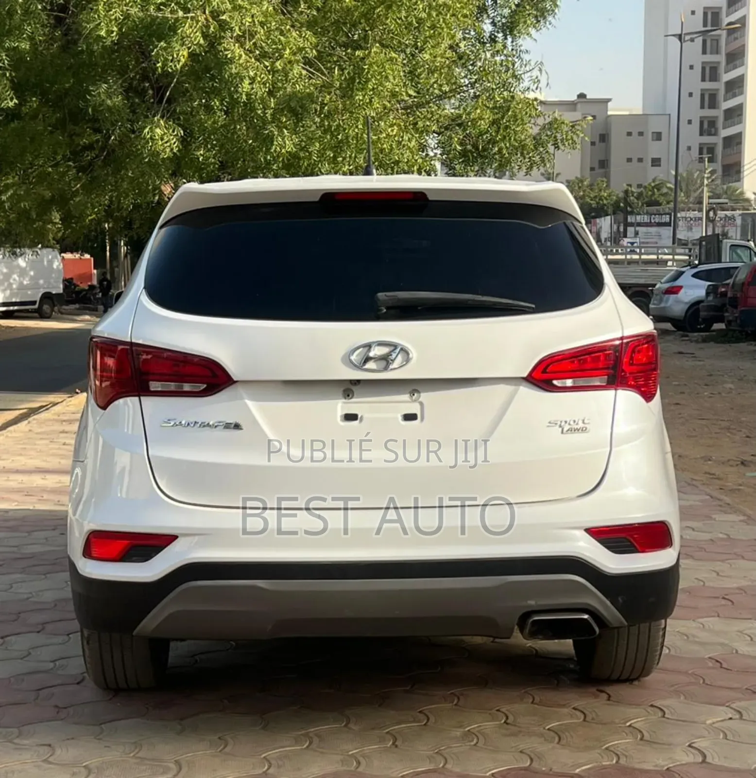 Hyundai Santa Fe 2018 Blanc