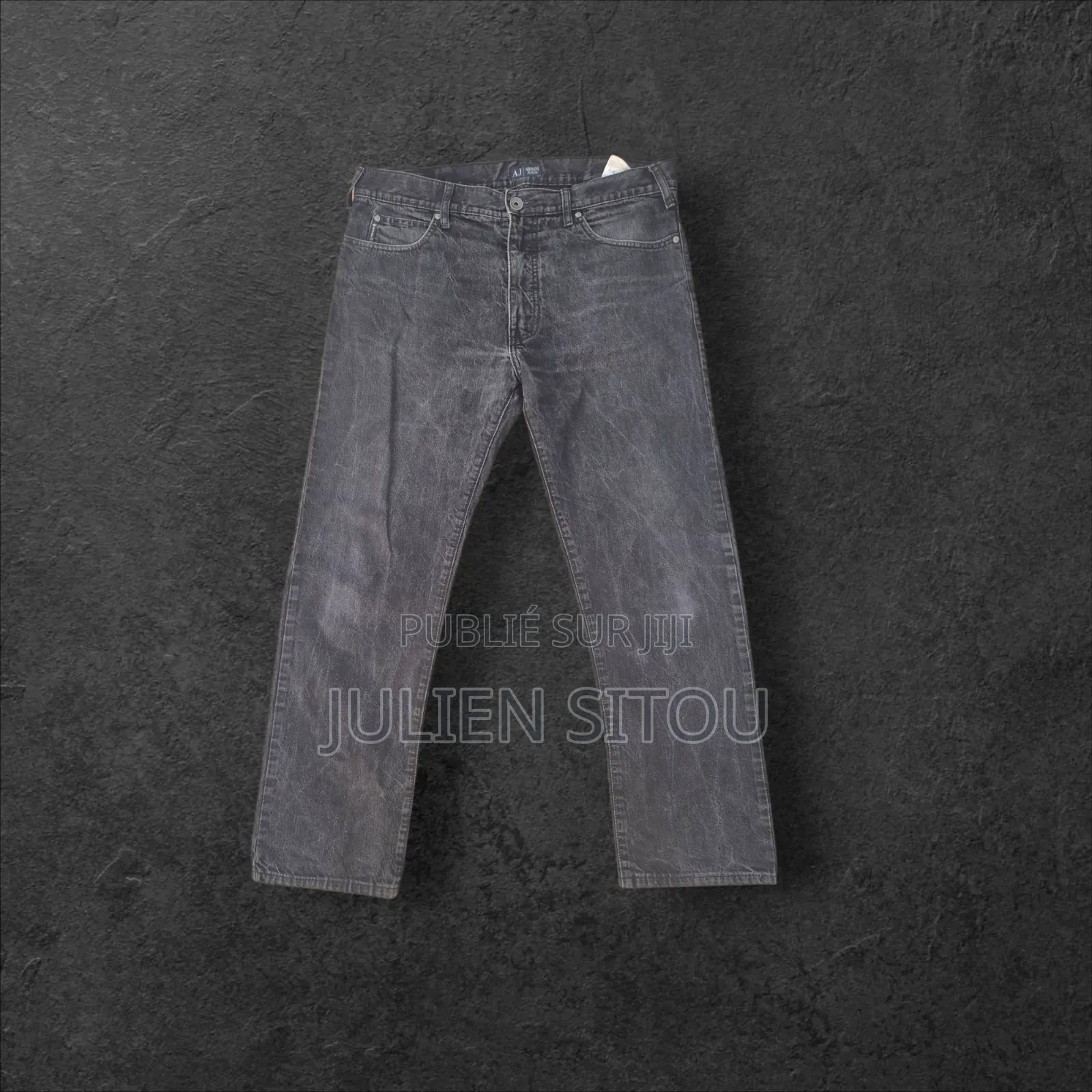 Original Jean Noir Armanie Delavé Neuf