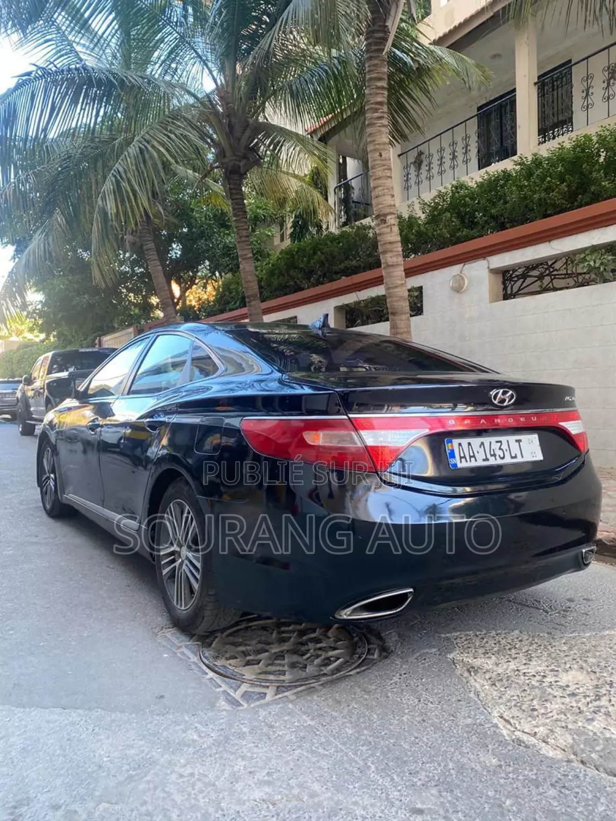 Hyundai Grandeur 2013 Black