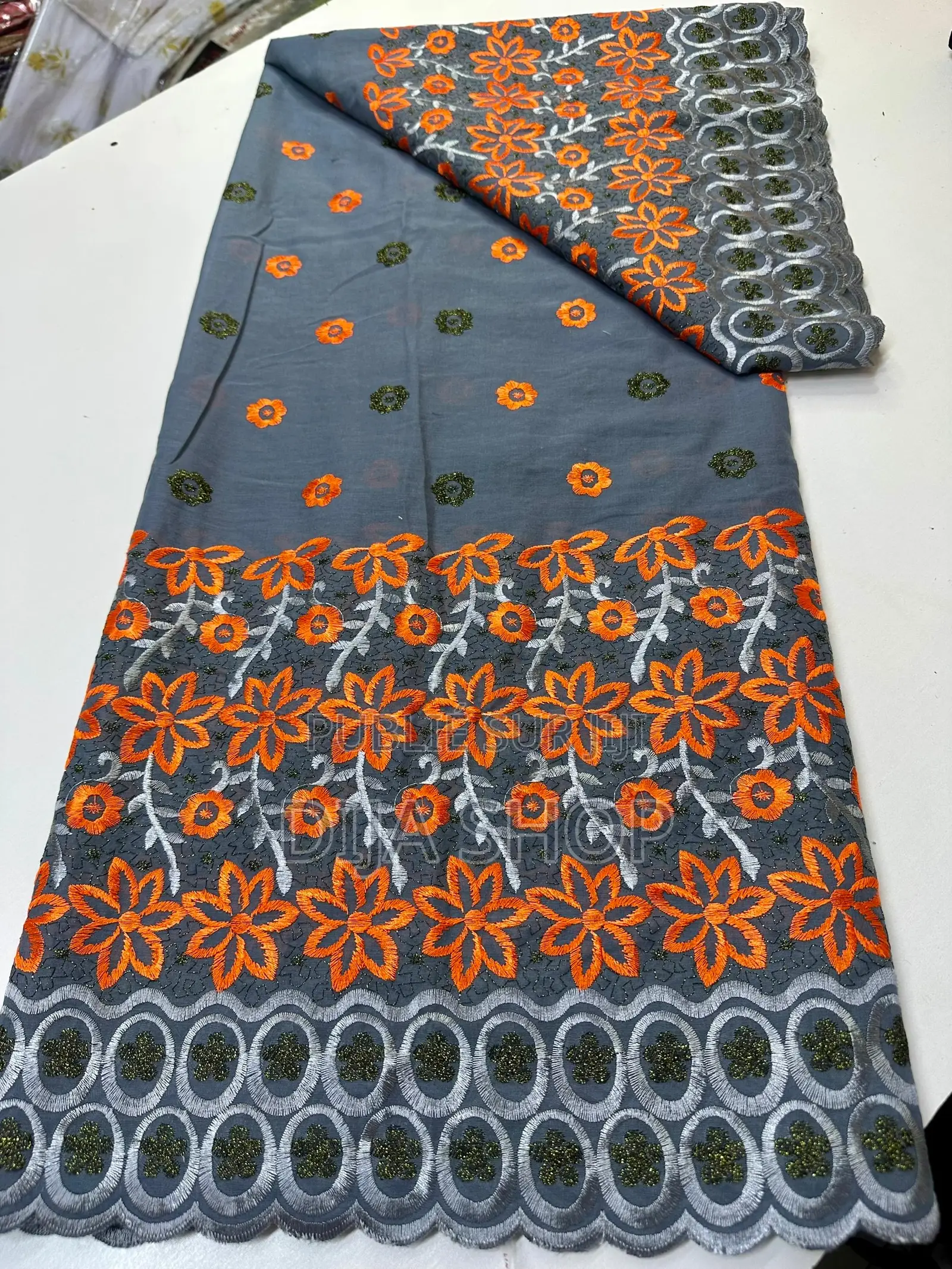 Lafaya Double Finition Asli Dimensions : Paquet 5 Yards Double Largeur