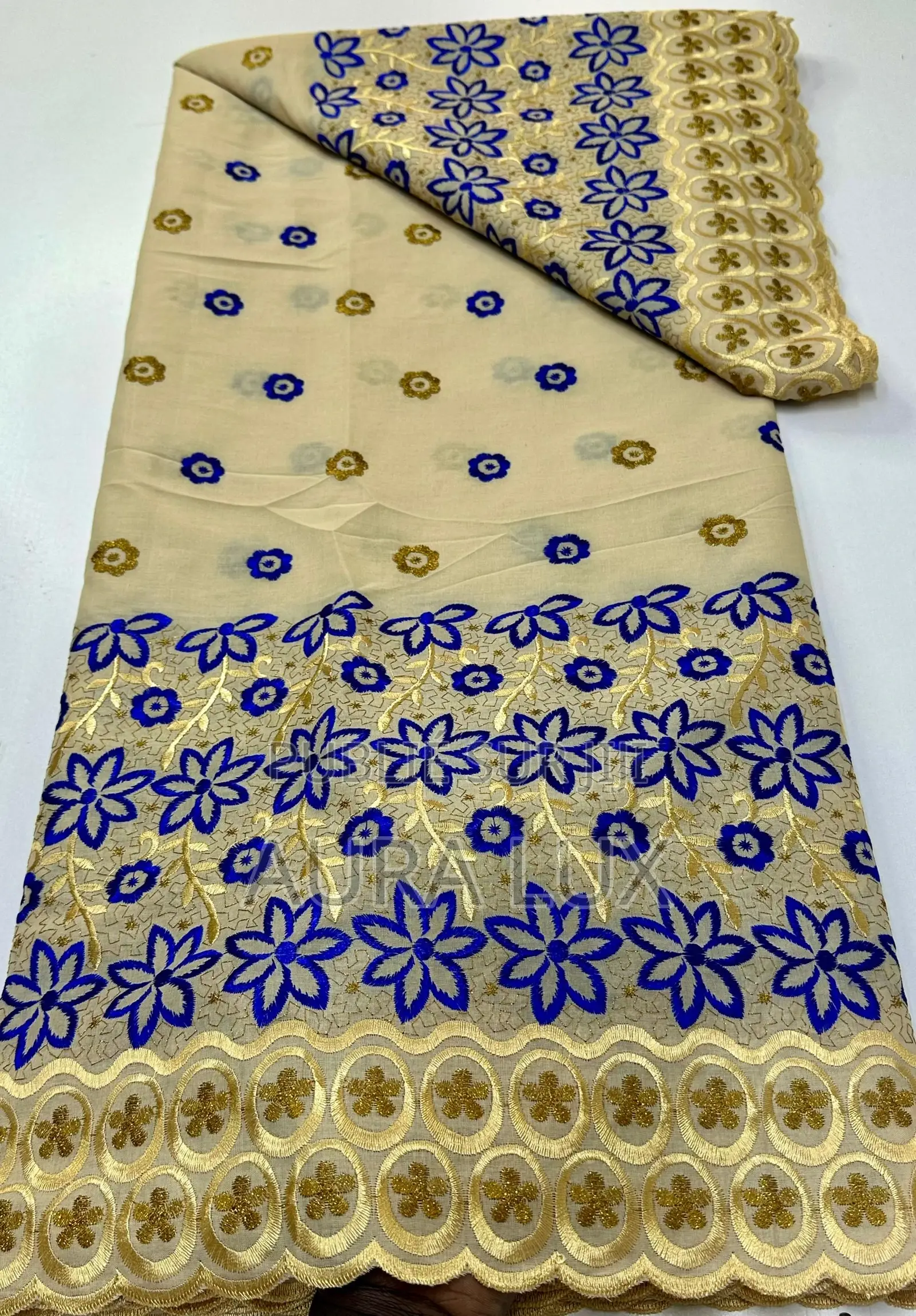 Lafaya Double Finition Asli Dimensions : Paquet 5 Yards Double Largeur