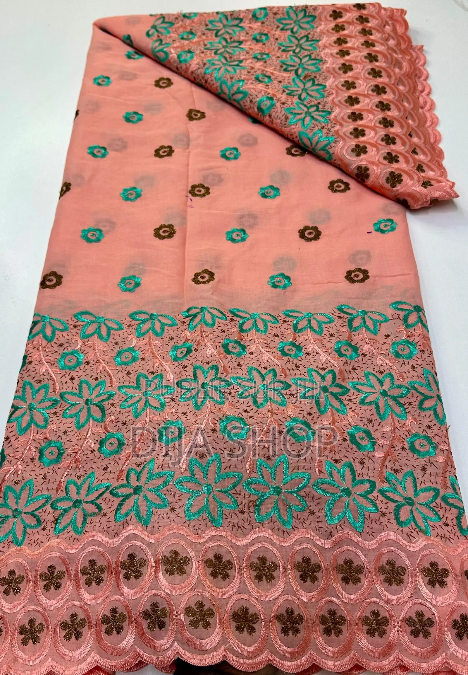 Lafaya Double Finition Asli Dimensions : Paquet 5 Yards Double Largeur