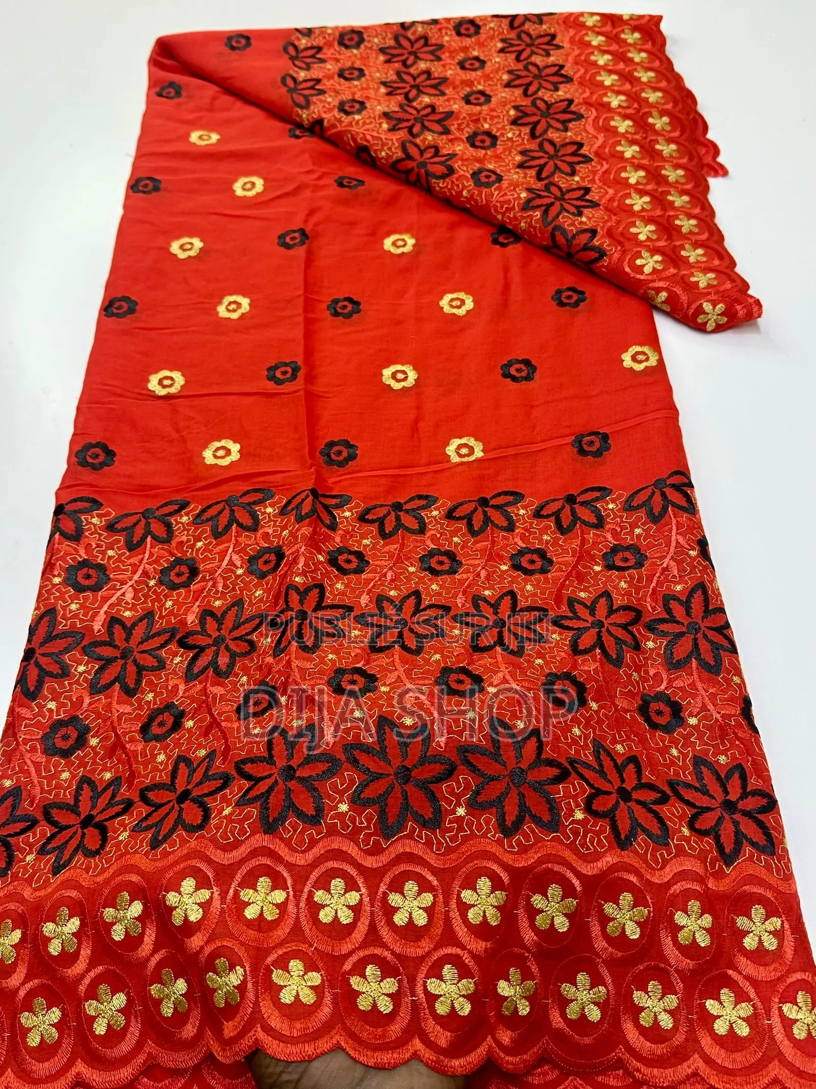 Lafaya Double Finition Asli Dimensions : Paquet 5 Yards Double Largeur