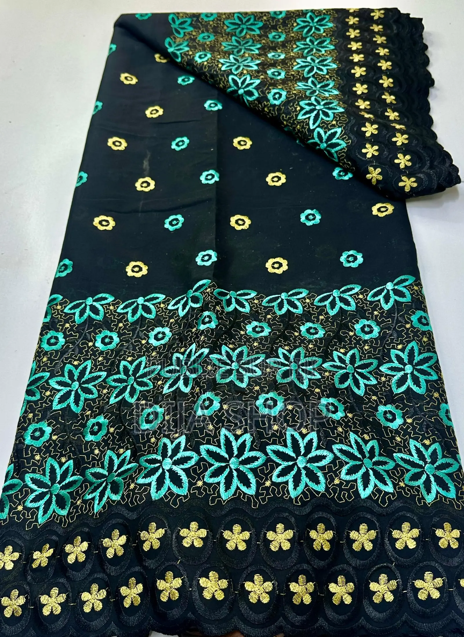 Lafaya Double Finition Asli Dimensions : Paquet 5 Yards Double Largeur